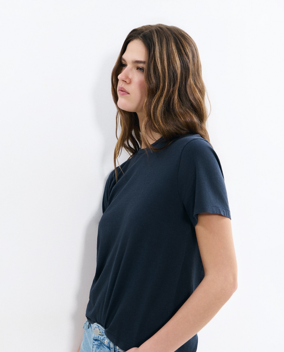T-shirt Básica Azul-marinho-4
