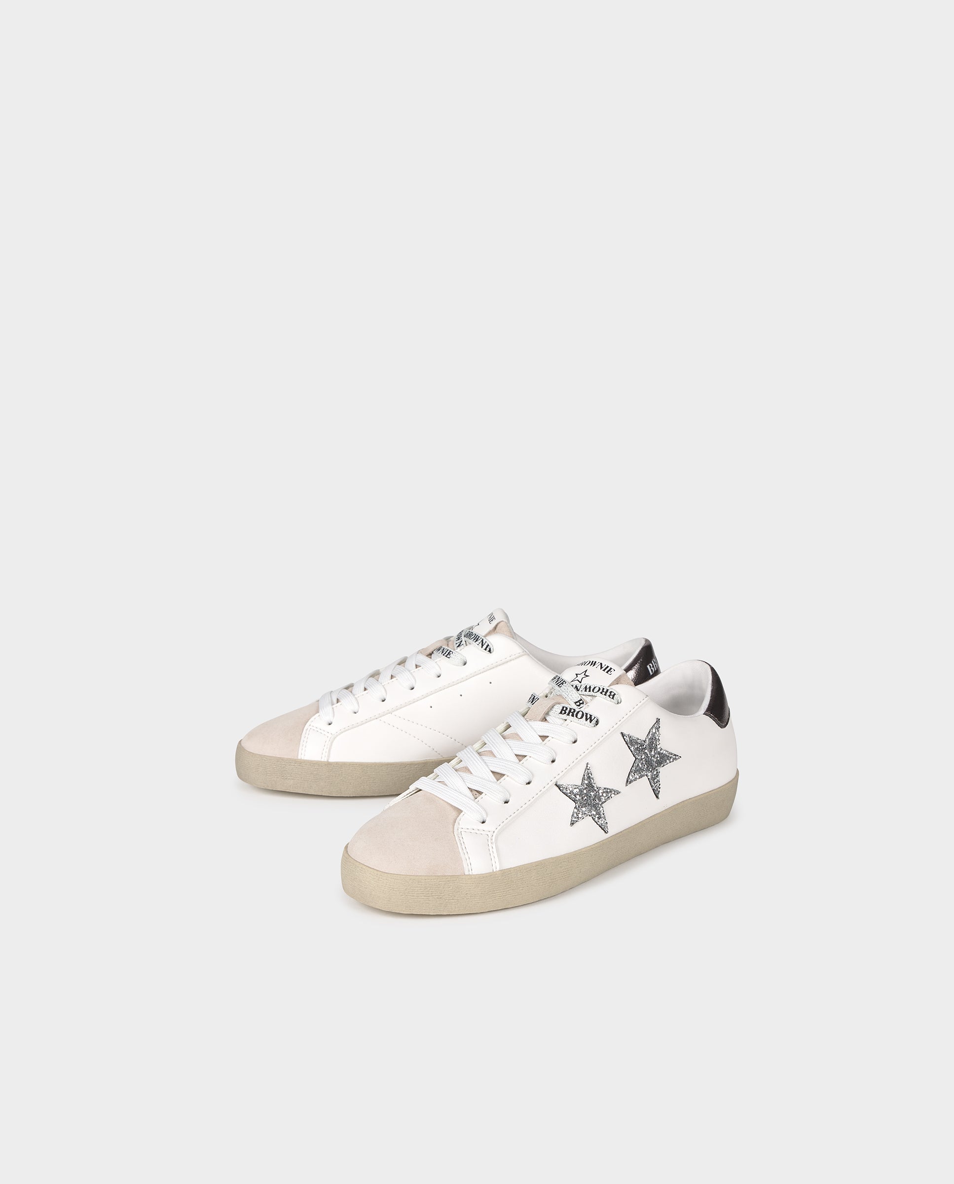 Sapatilhas Desportivas com Estrelas Branco-2