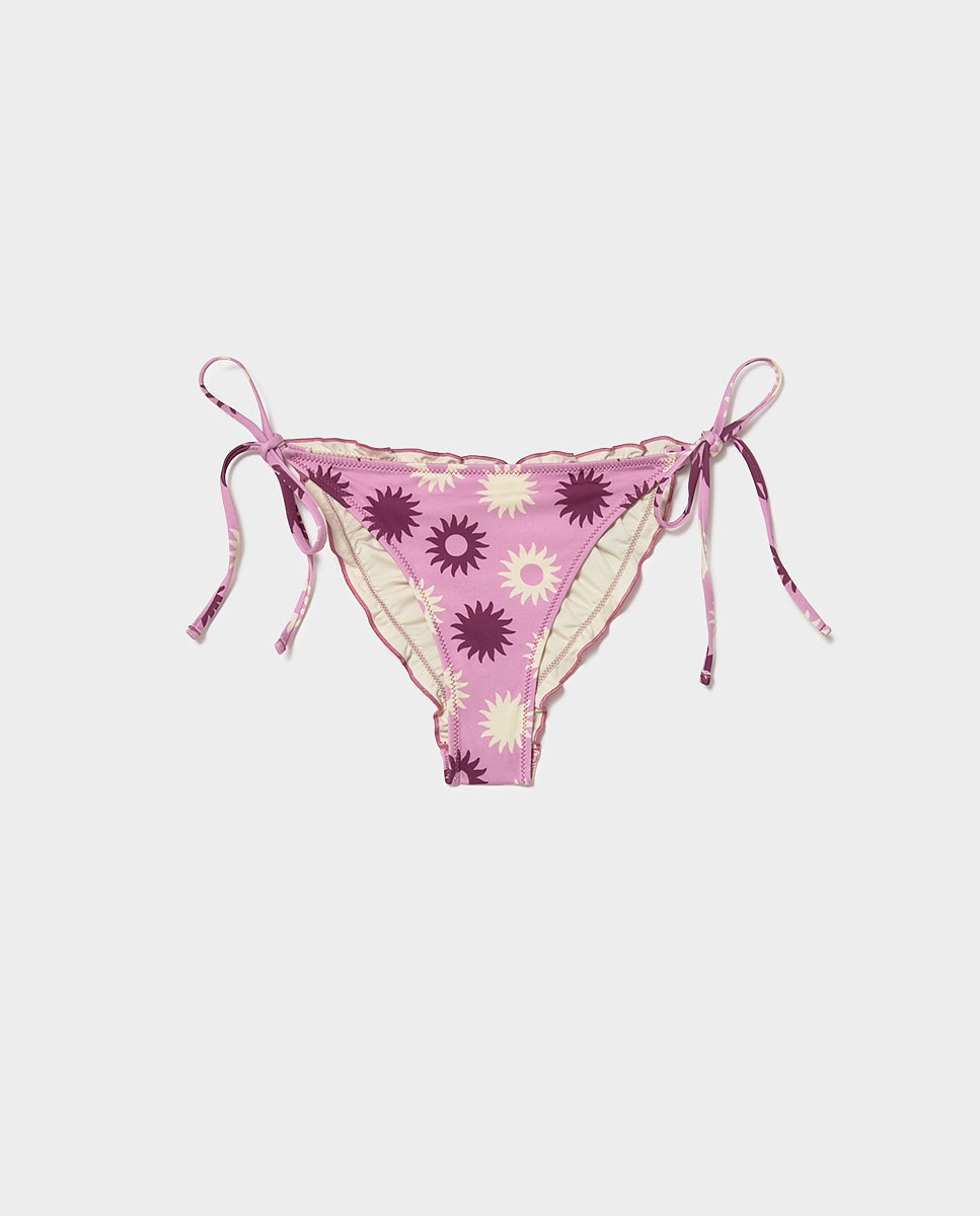 Cueca de Biquíni de Sóis Rosa-5