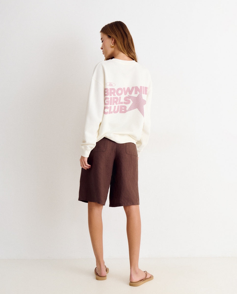 Imagem 0 de Sweatshirt com Logo e Estrela