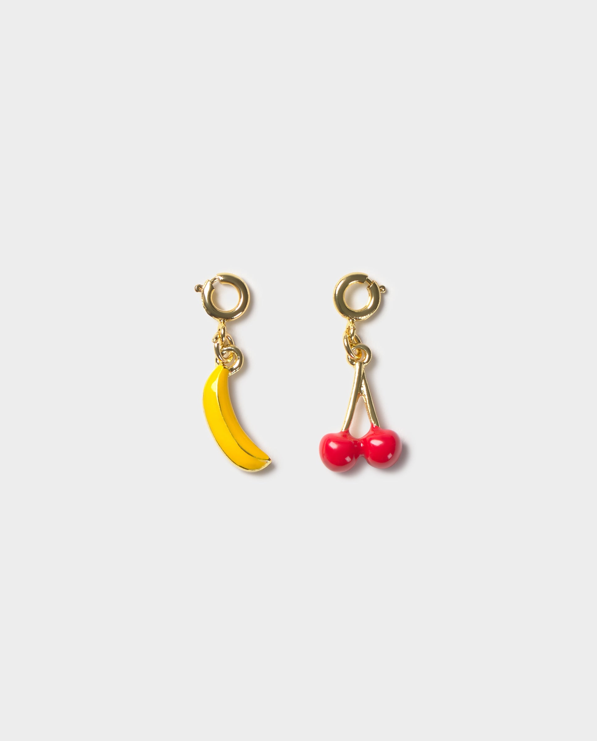 Pack de Charms de Frutas Dourado-4