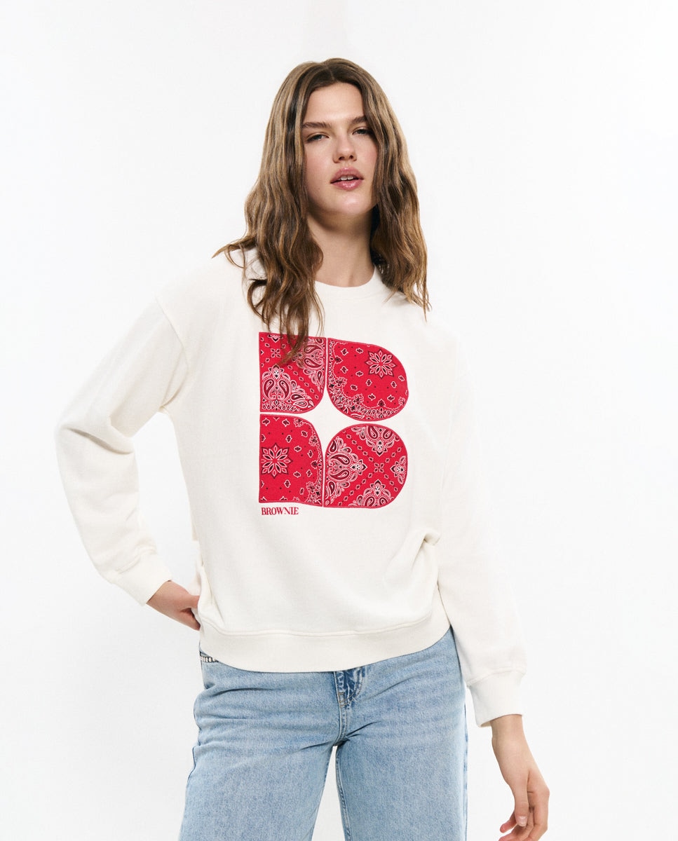 Imagem 0 de Sweatshirt com Logo Bandana Bordada