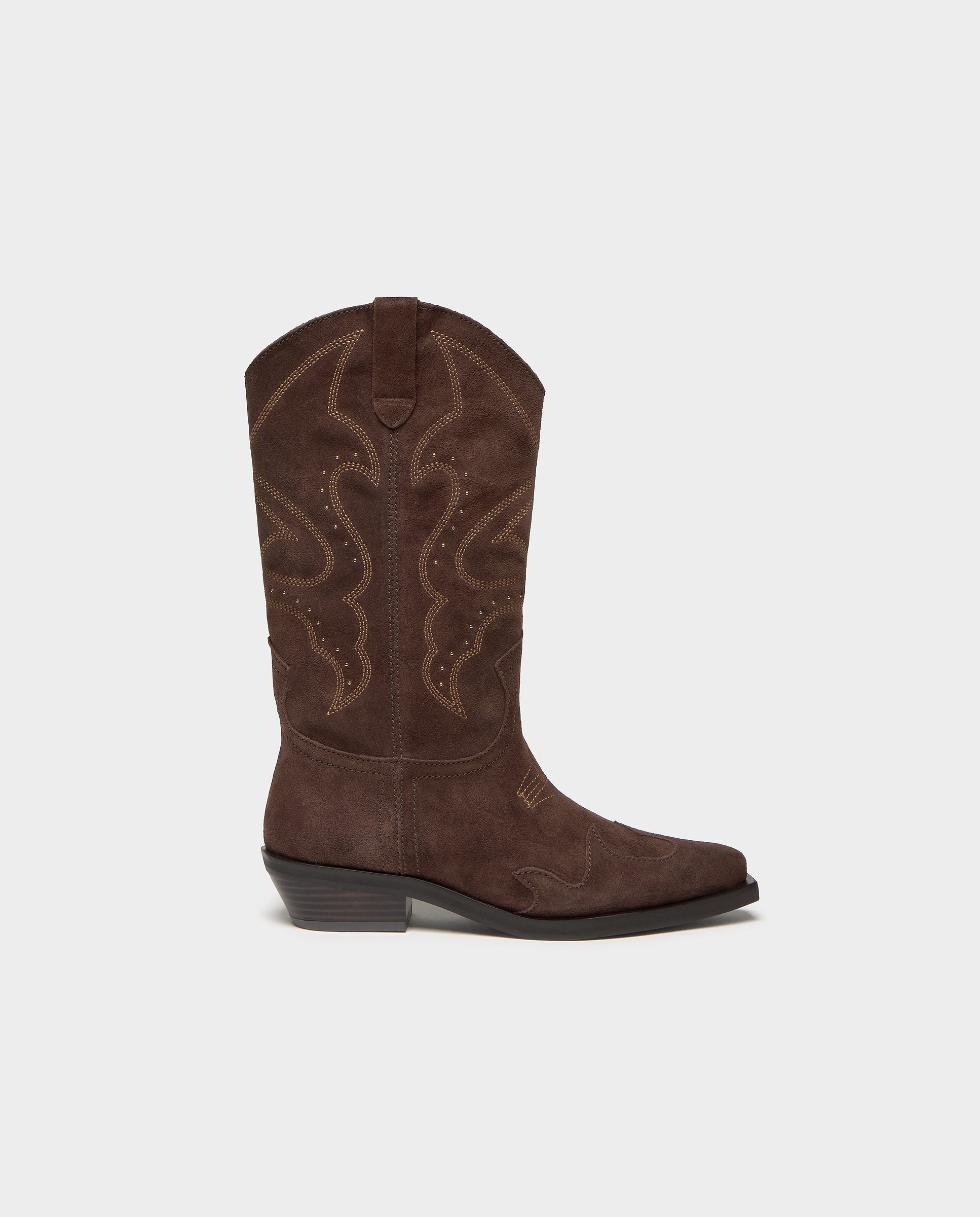 Imagem 0 de Botas de Pele Estilo Cowboy