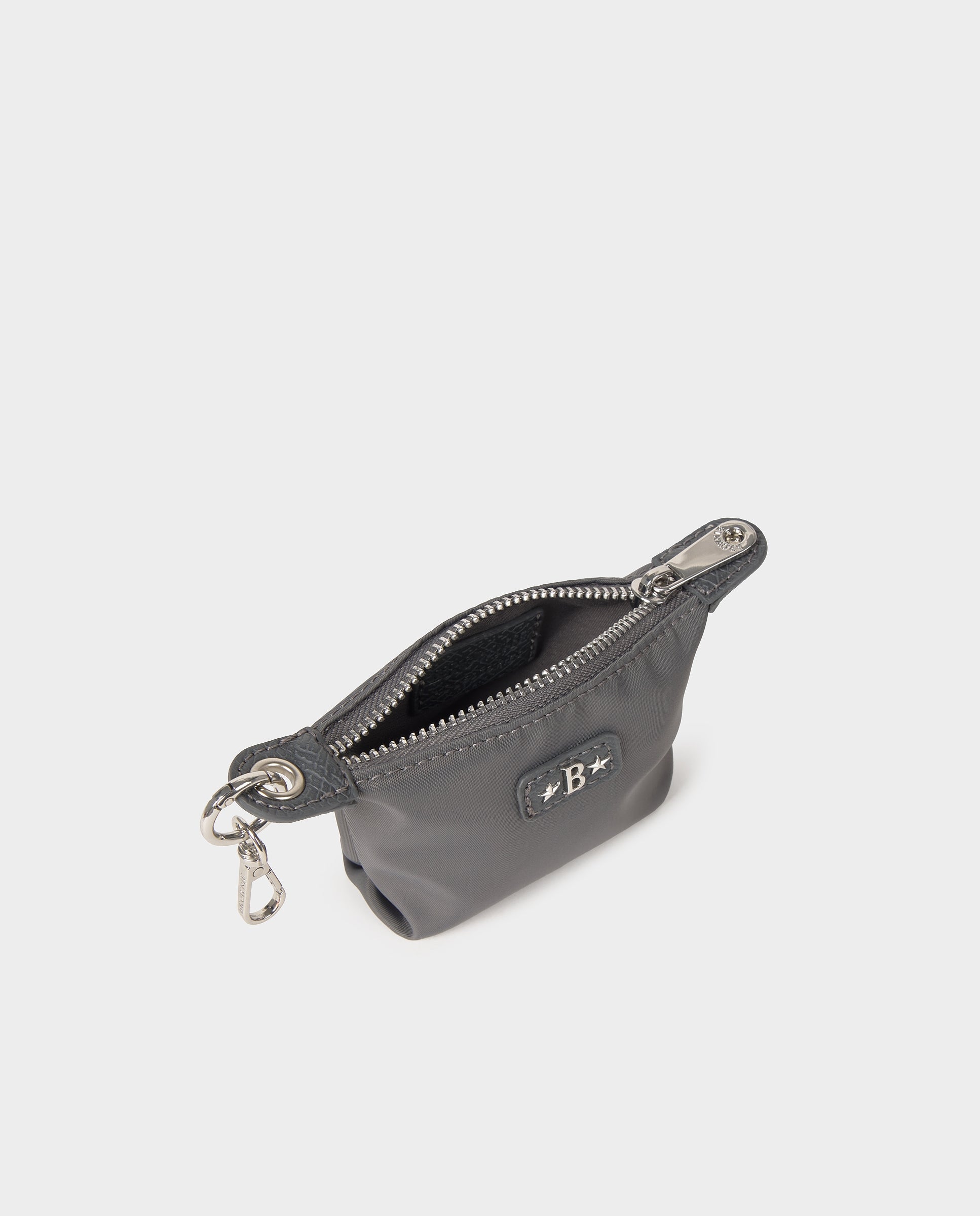 Porta-moedas de Nylon Cinzento-2