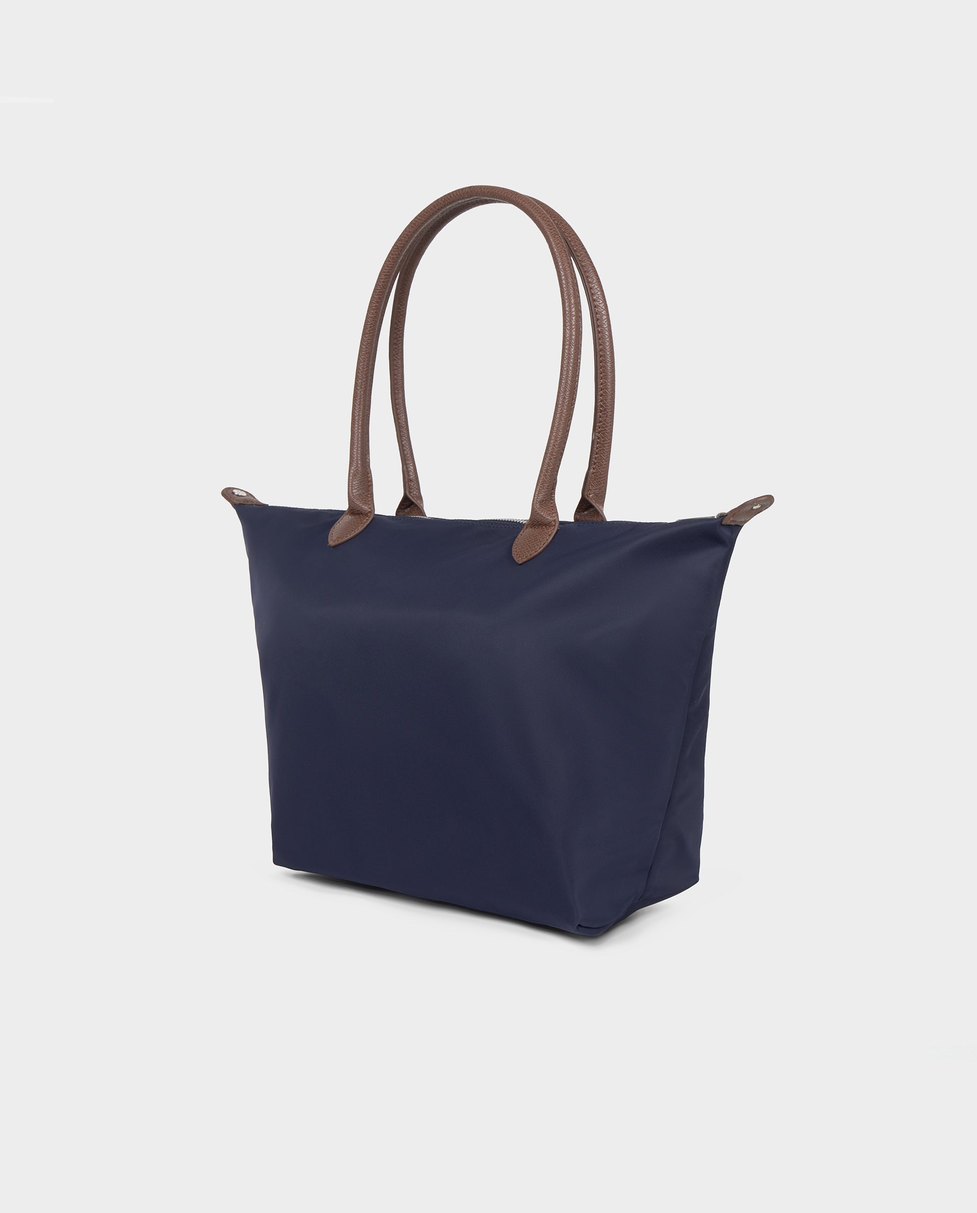 Mala Shopper de Nylon Azul-5