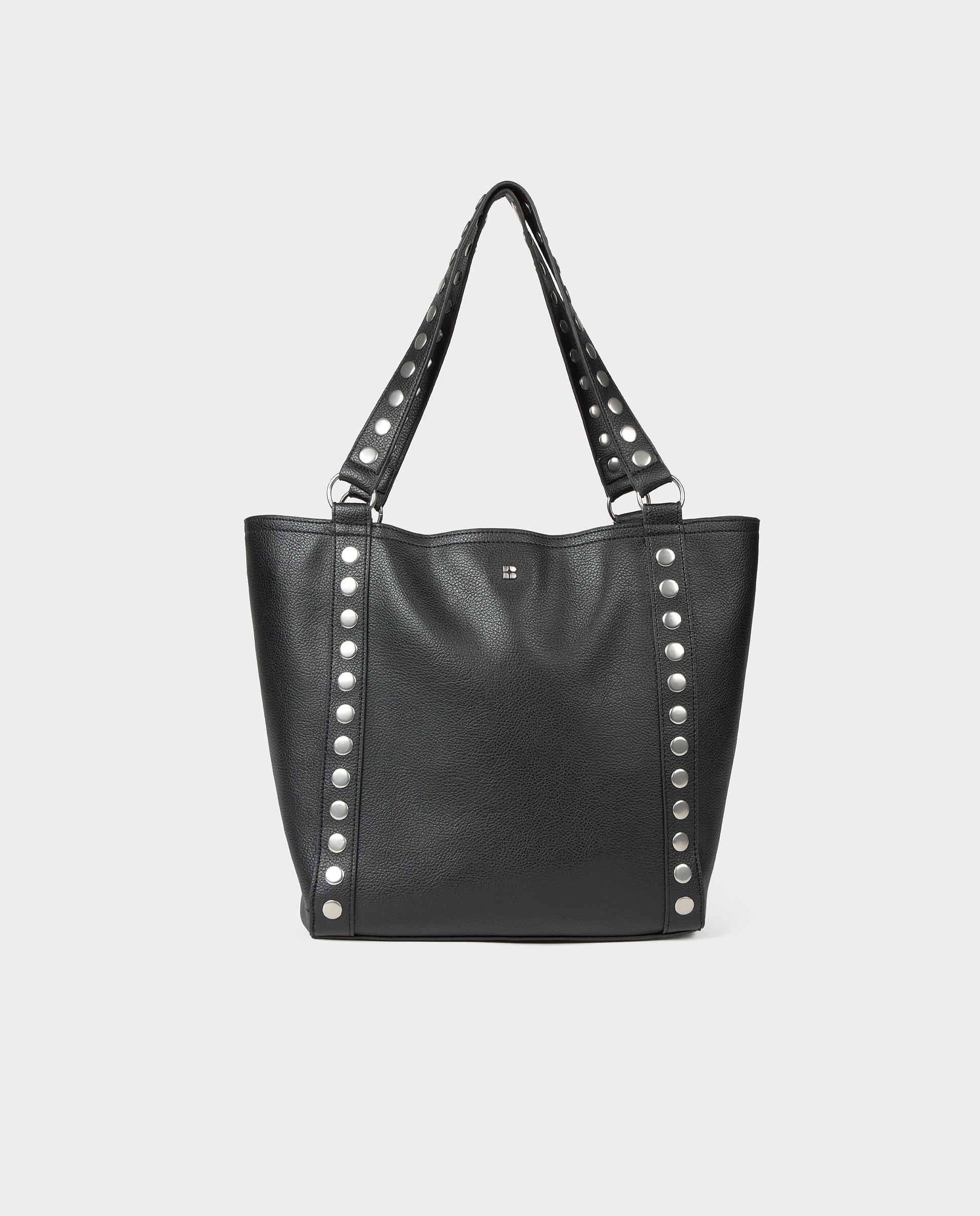 Imagem 0 de Mala Shopper de Pele com Tachas