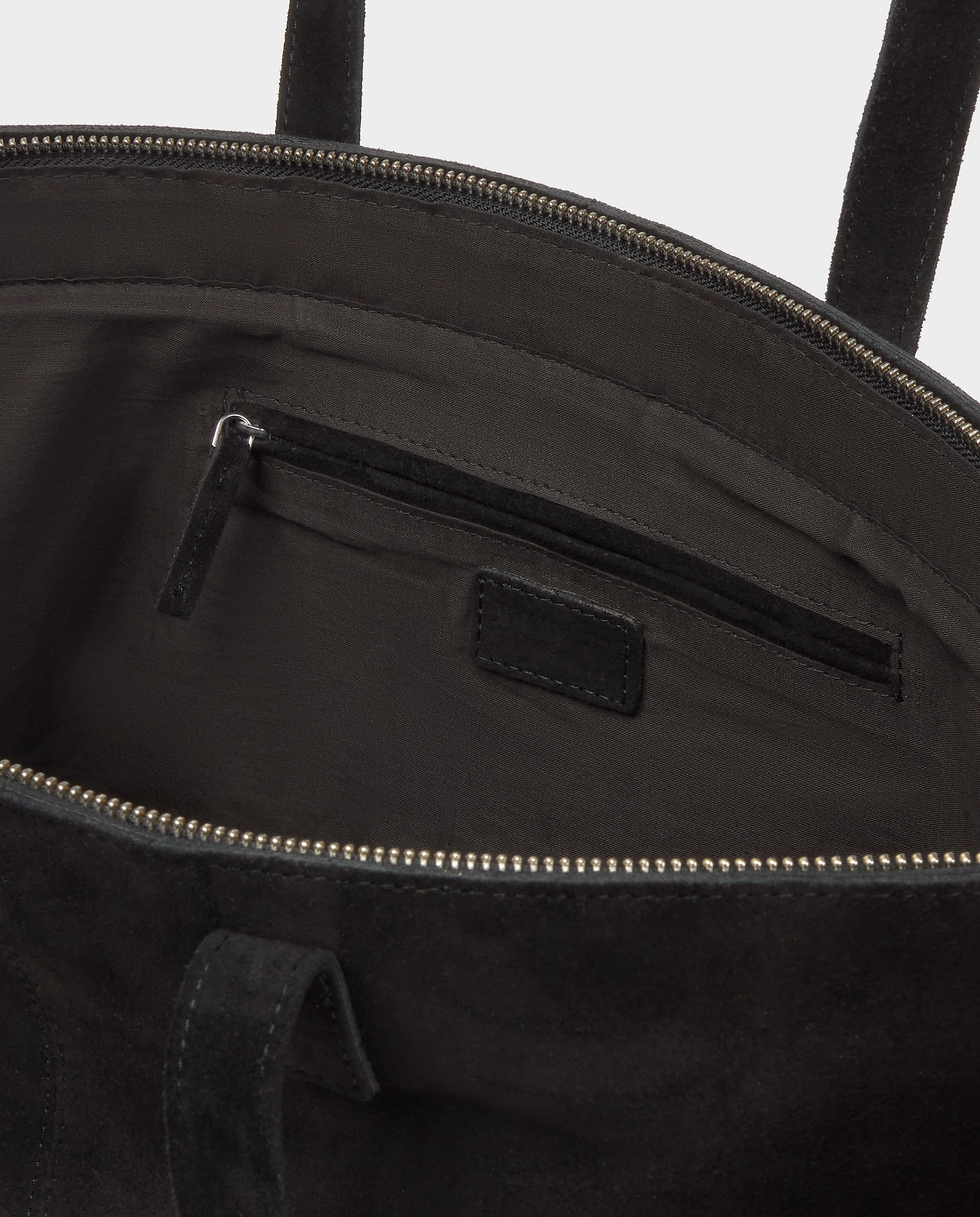 Mala Shopper de Pele com Asas Preto-4