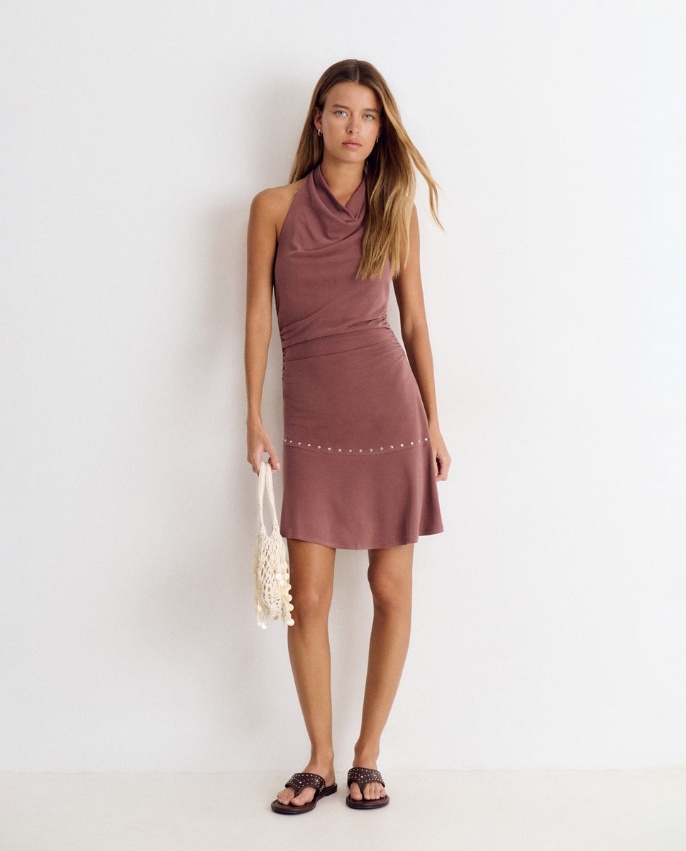 Imagem 0 de Vestido Curto com Tachas