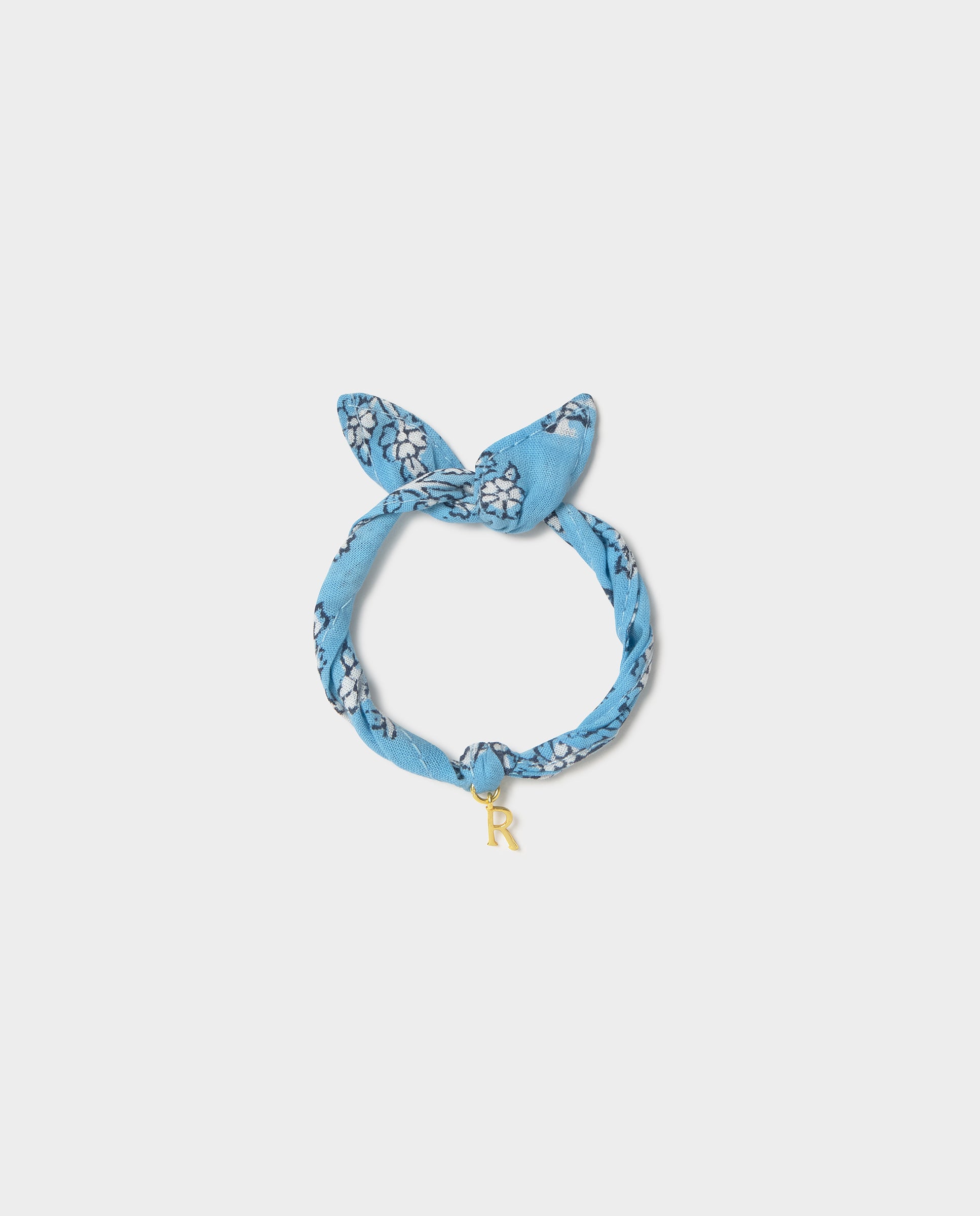 Pulseira com Inicial R Dourado-5