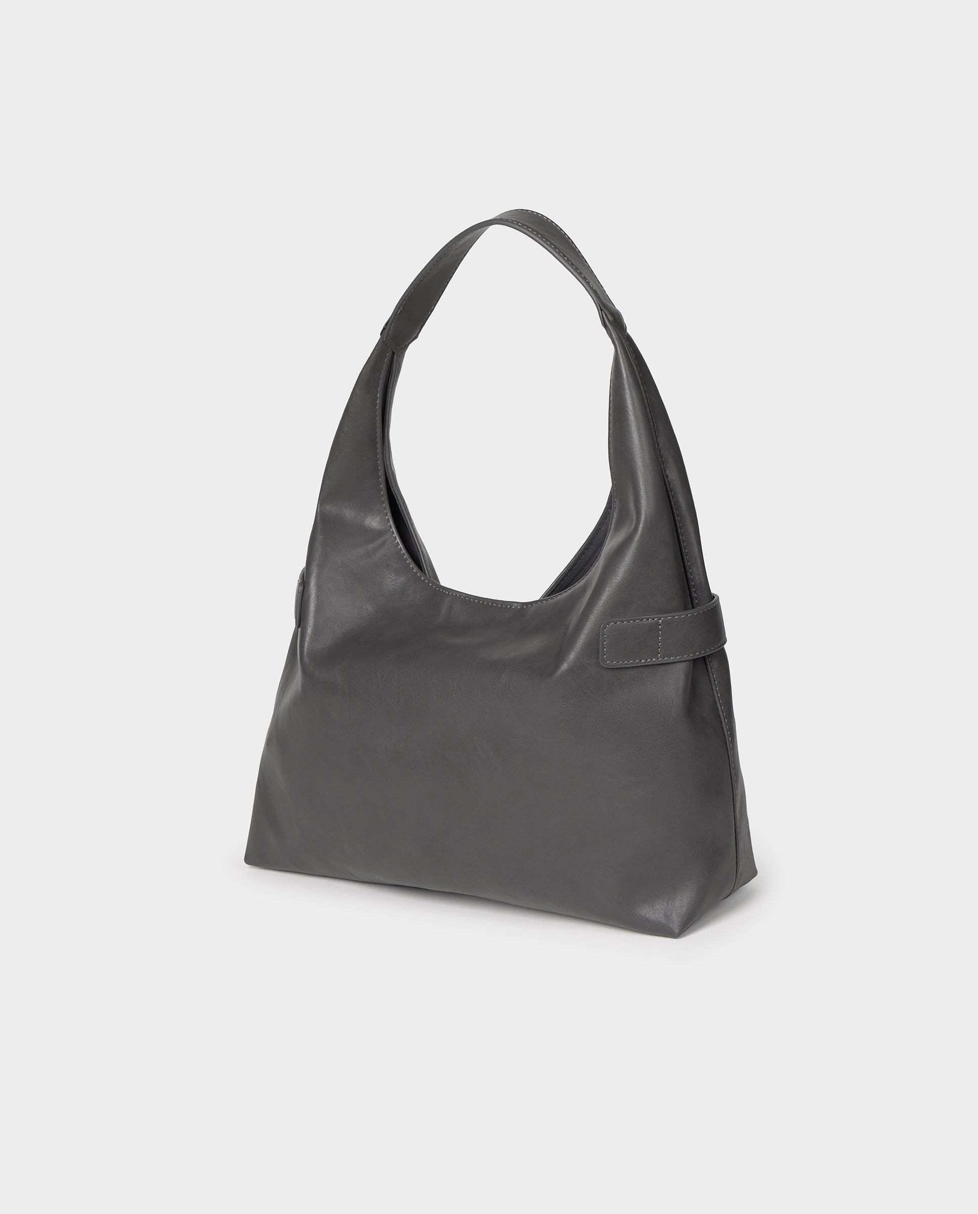 Mala de Ombro com Fivela Antracite-5