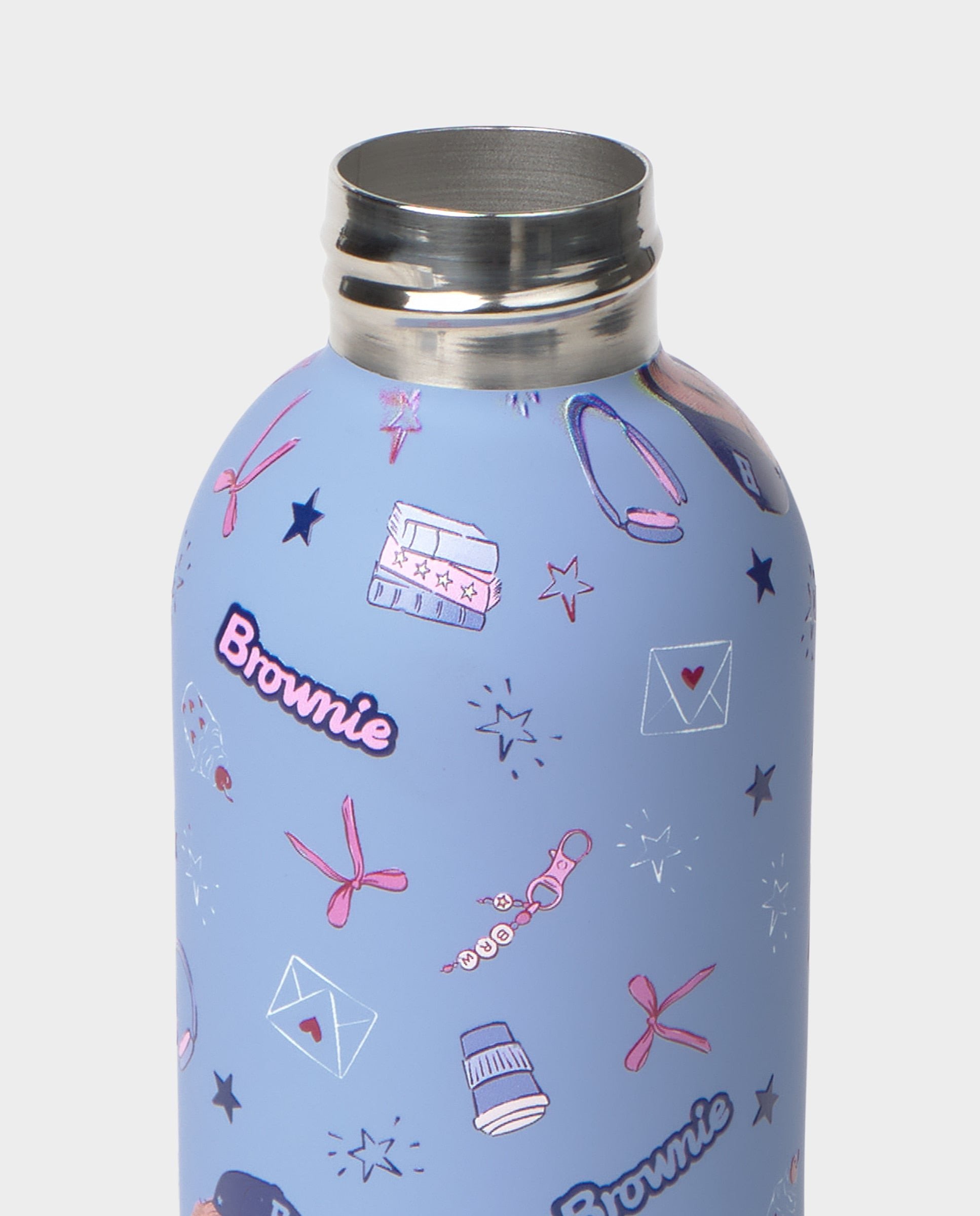 Garrafa Estampada com Logo e Cachorro Azul-2