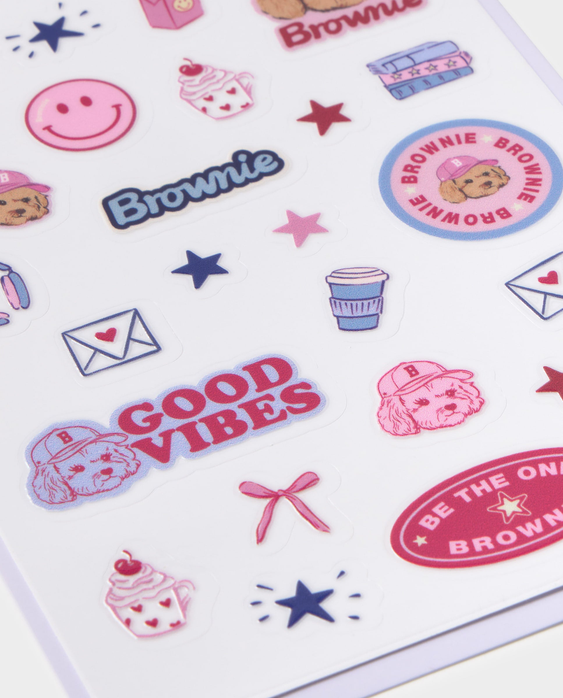 Pack de Stickers com Logo e Cachorro Multicolor-4