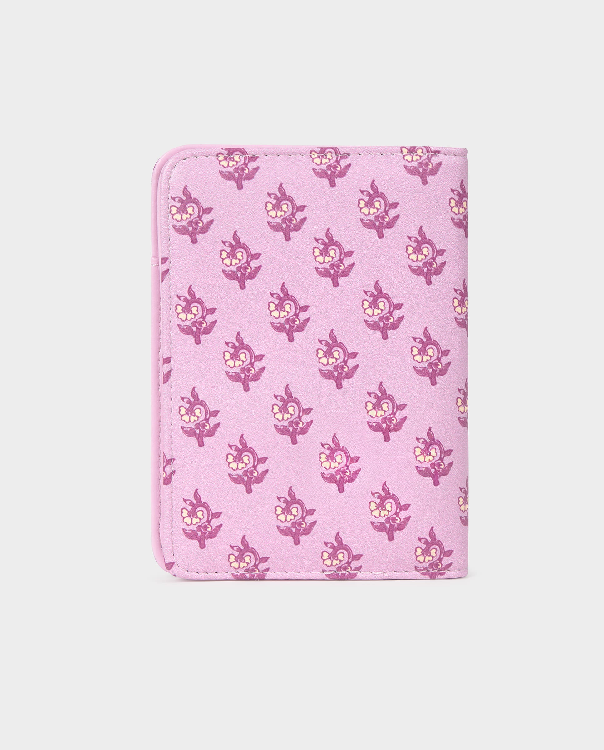 Bolsa para Passaporte com Logo Rosa-2