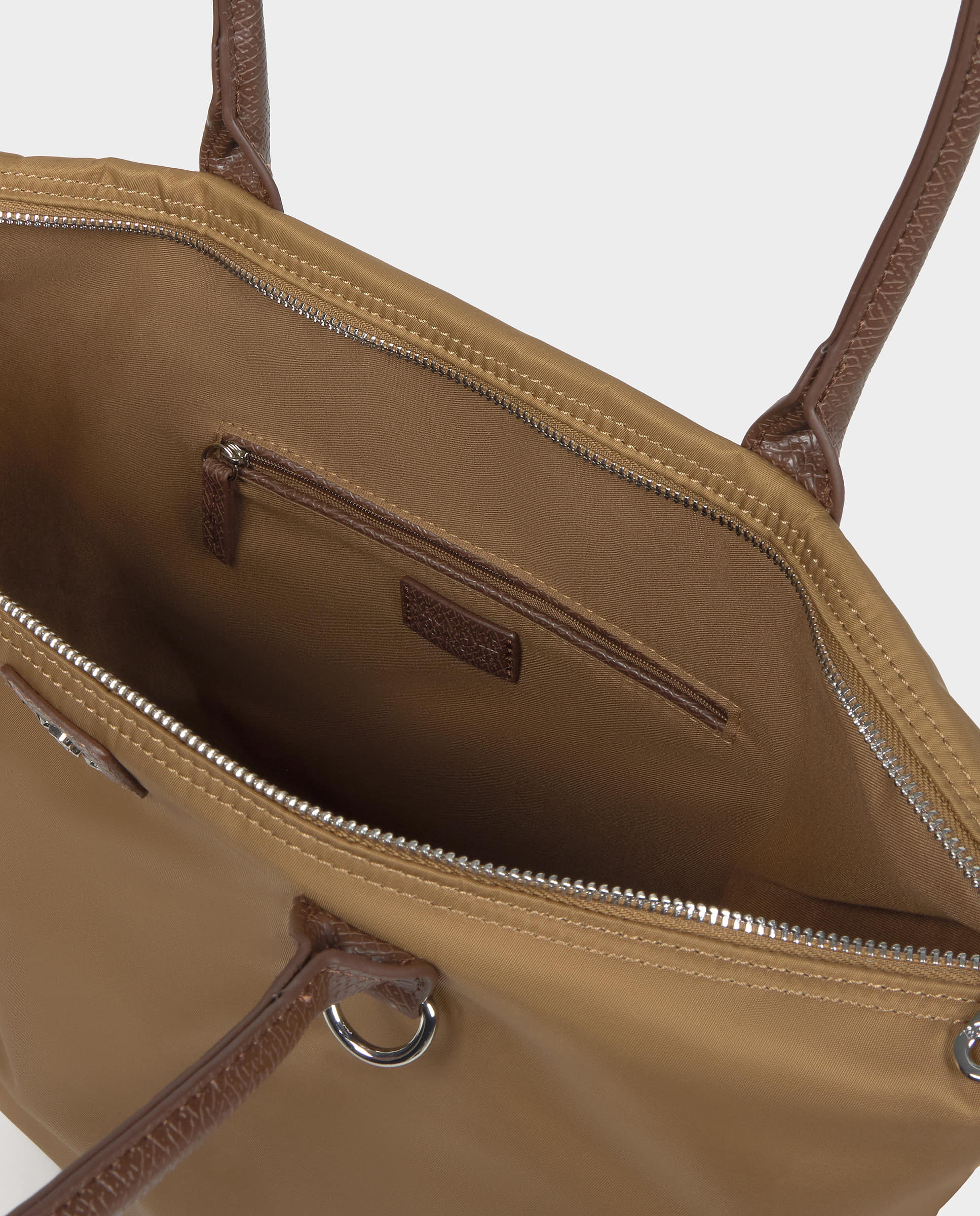 Mala Shopper de Nylon Camel-4