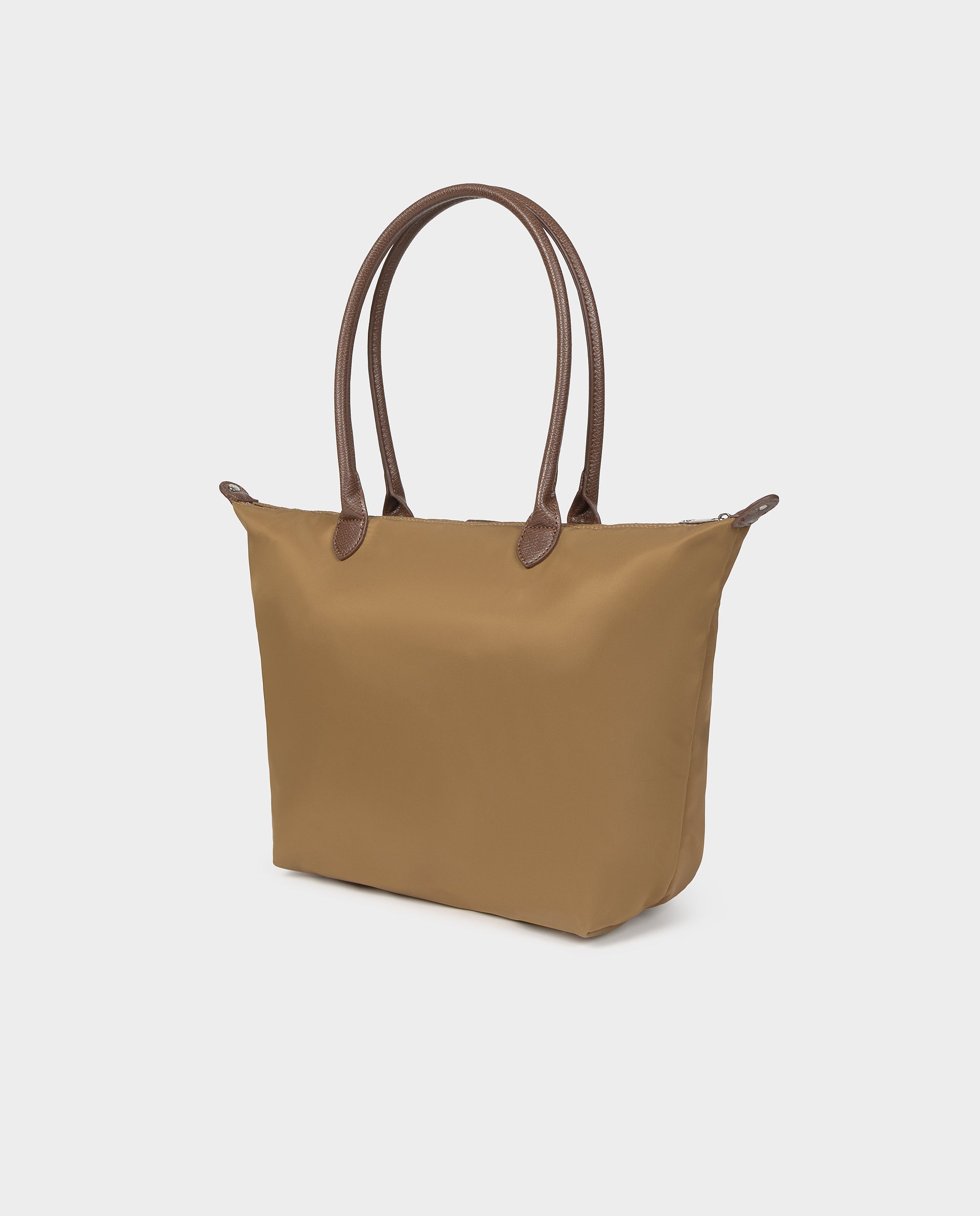 Mala Shopper de Nylon Camel-5