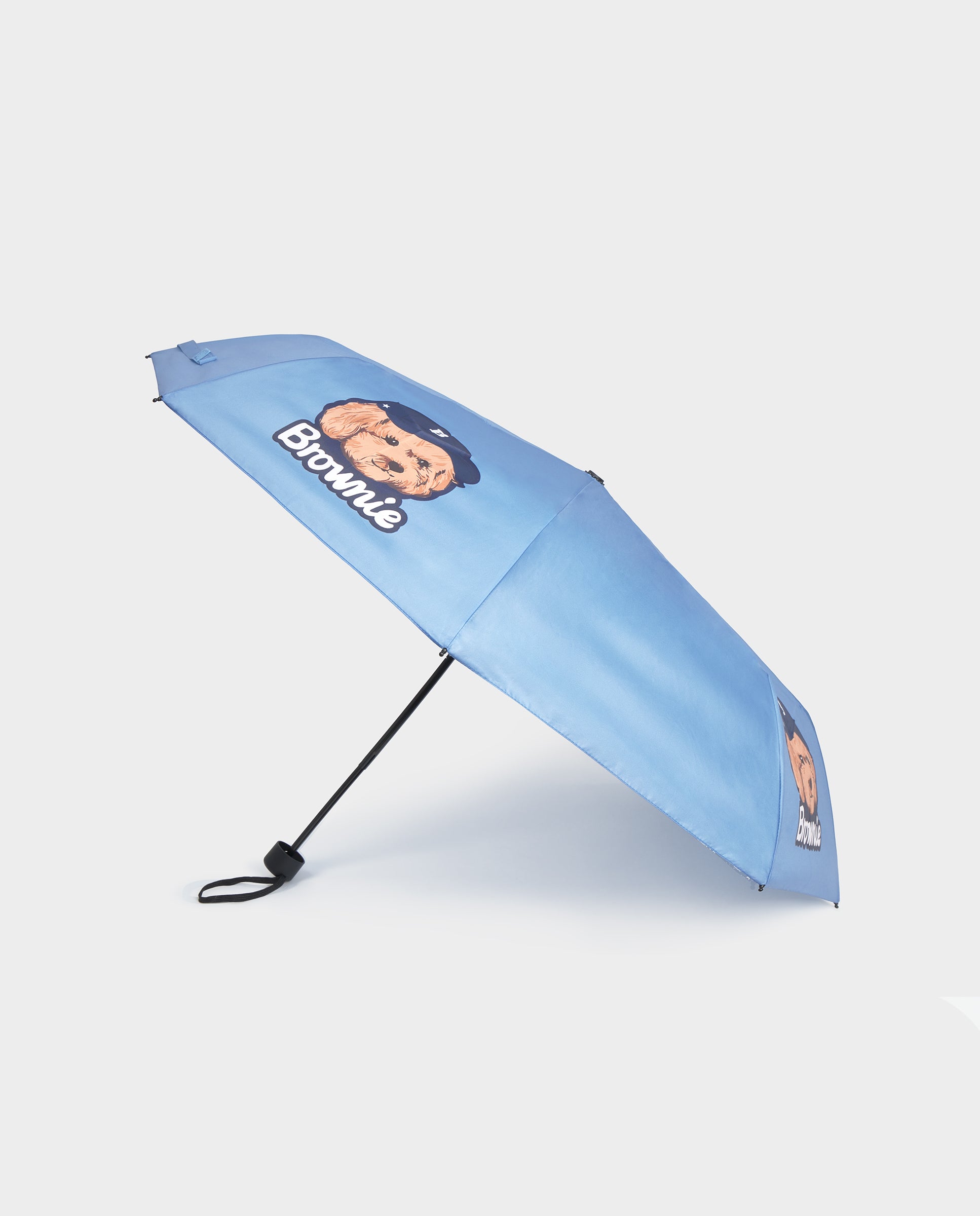 Guarda-chuva com Logo e Cachorro Azul-2