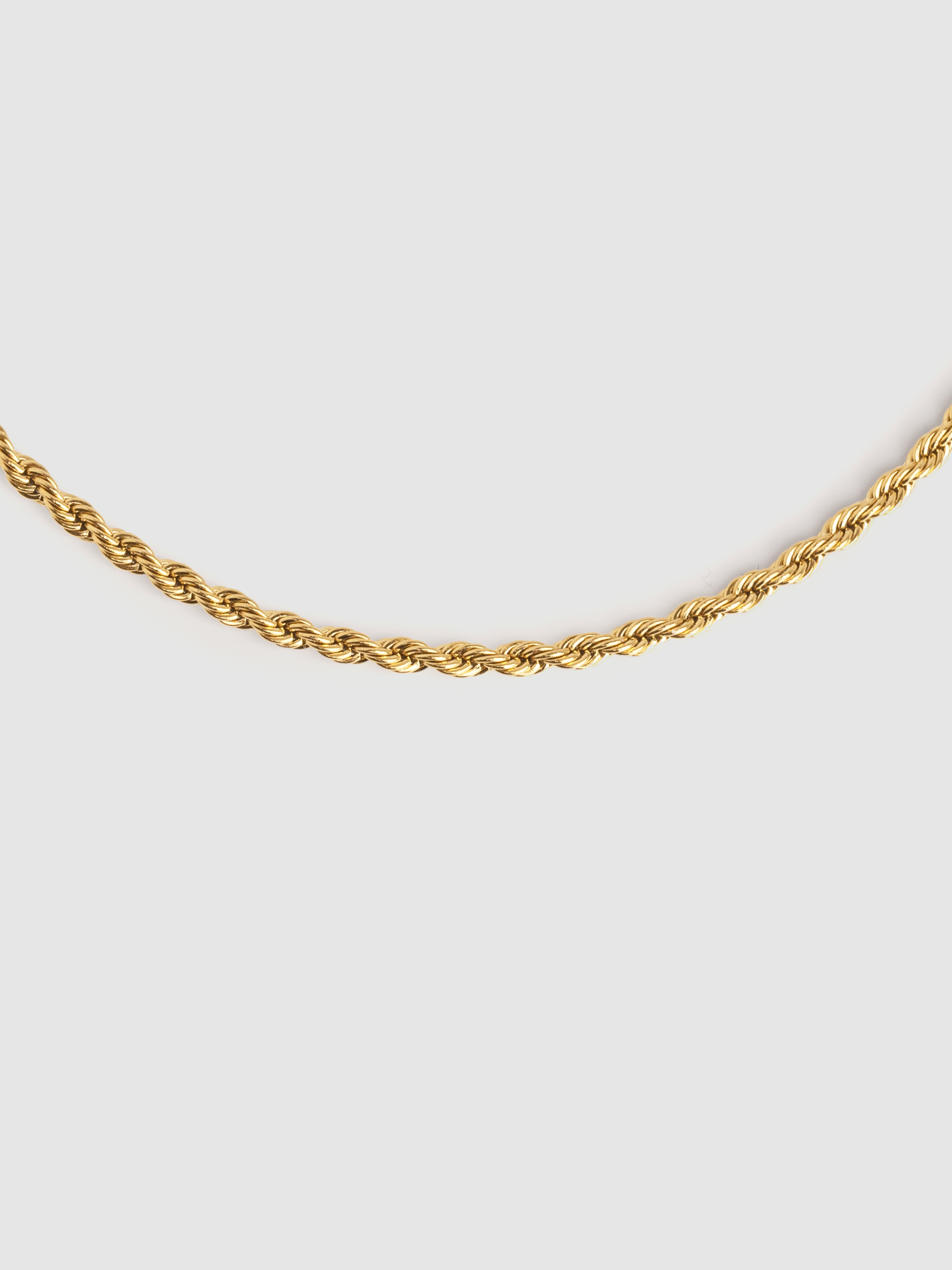 Imagem 0 de Colar Cord de Aço Banhado a Ouro