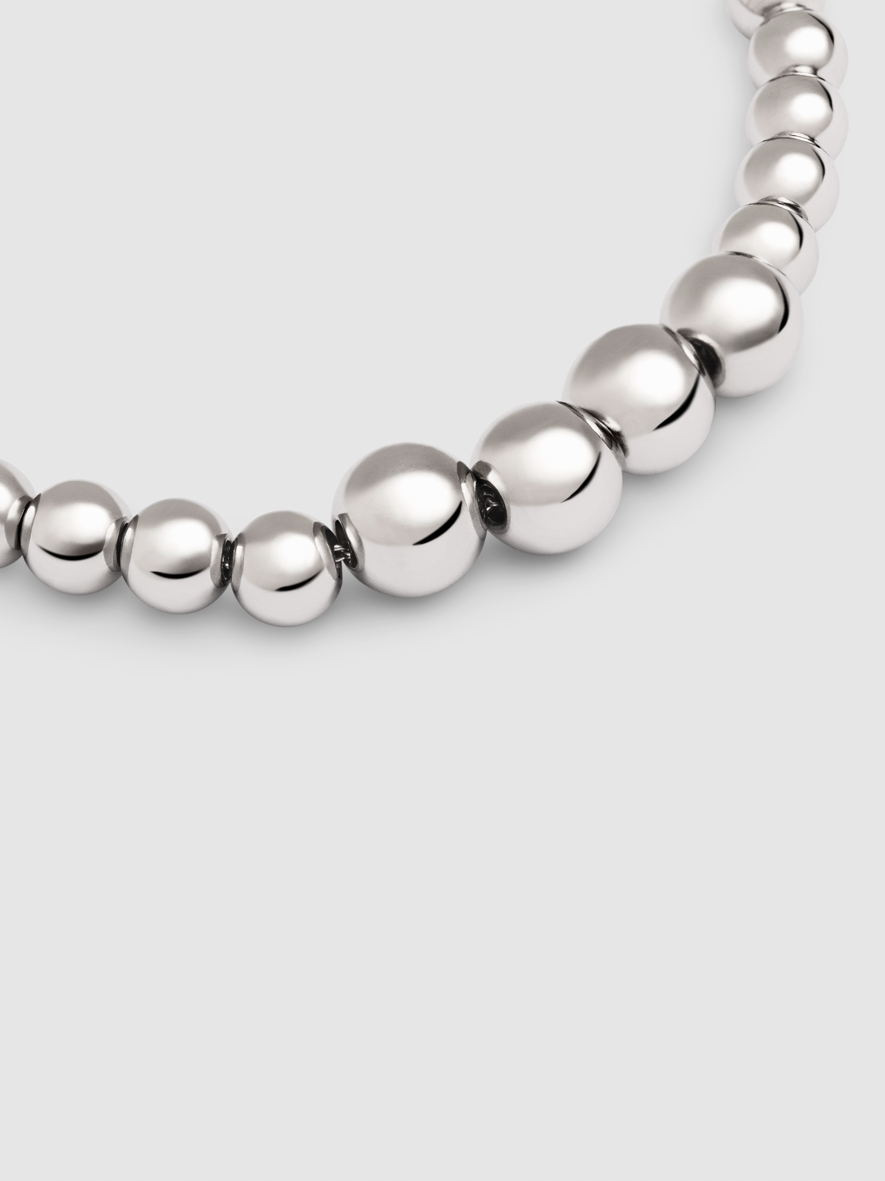 Pulseira de Corrente Grow Pebbles de Aço Prateado-3