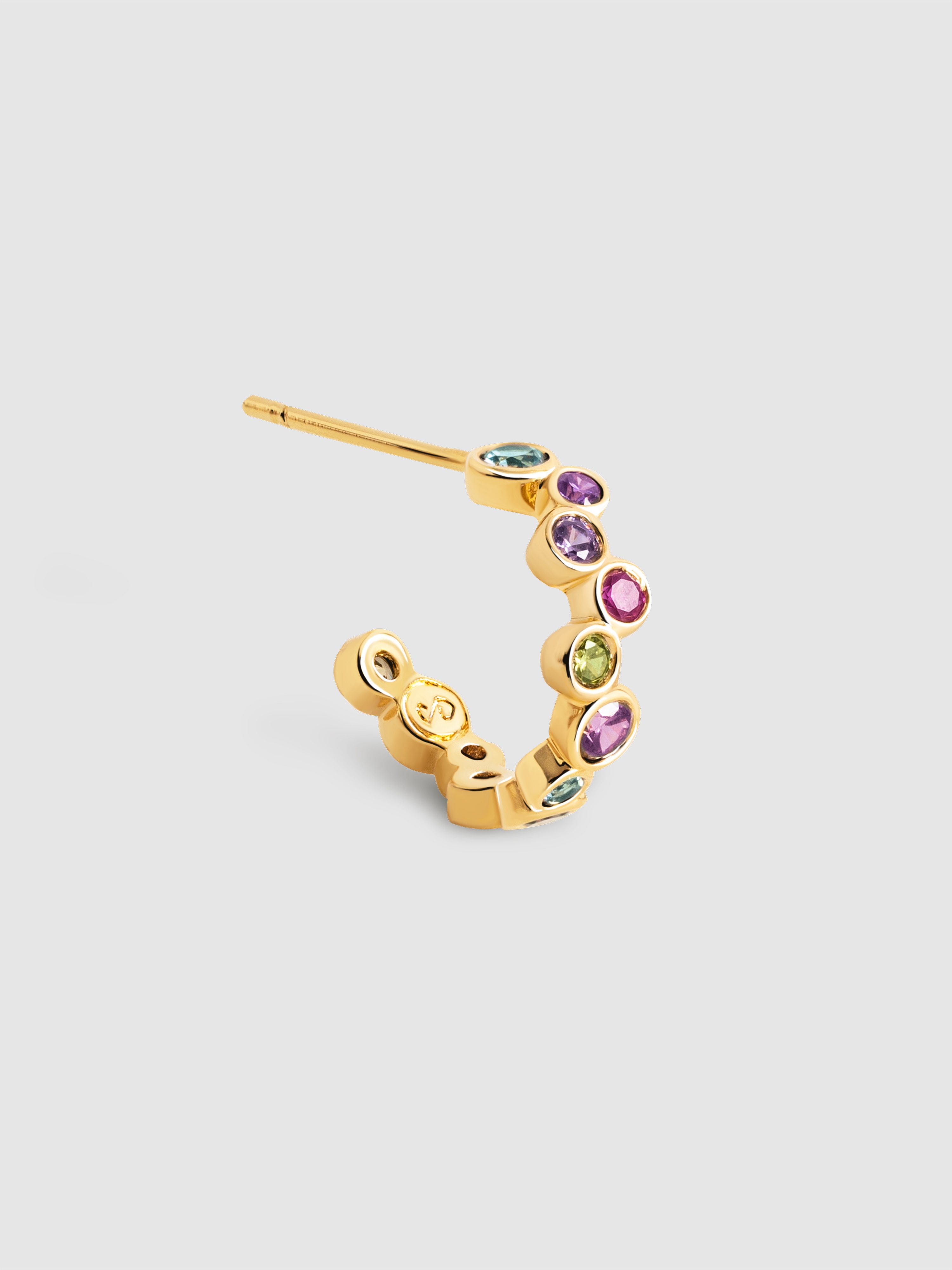 Piercing Xs Bubbles de Liga de Metais Banhados em Ouro Multicolor-1