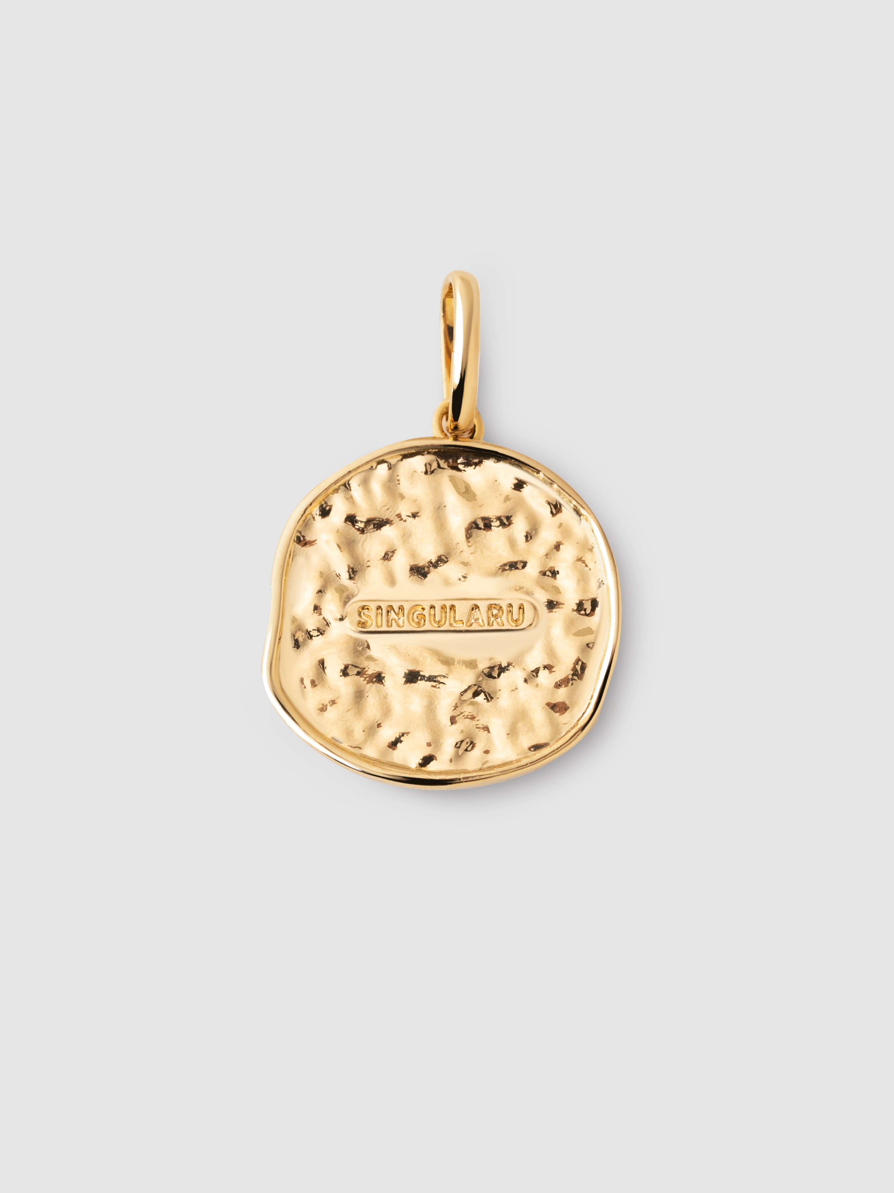 Charm Organic Colors Zodíaco de Liga de Metais Banhado a Ouro Leo Ouro-4