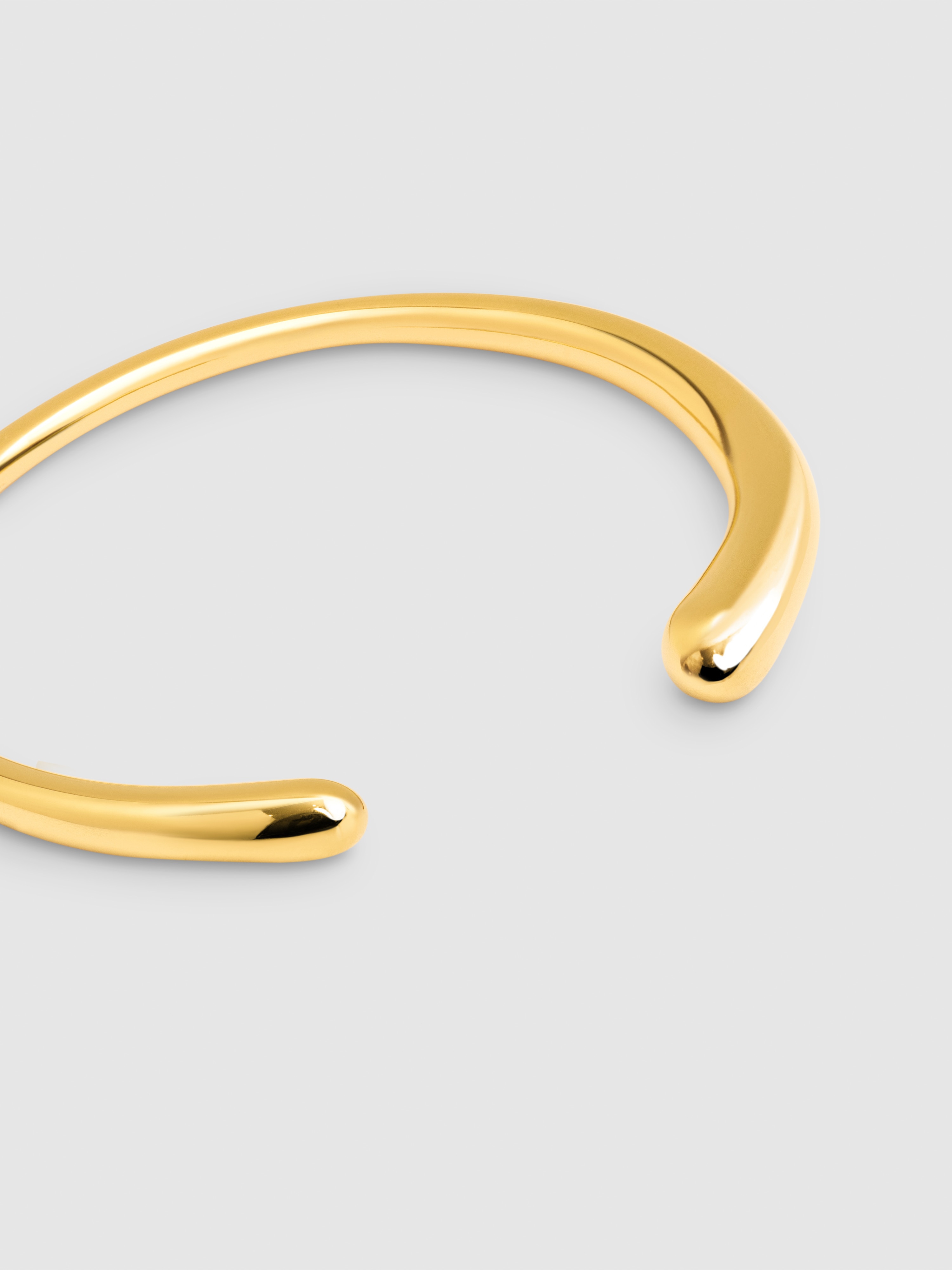 Pulseira Gota de Aço Banhada em Ouro Dourado-3