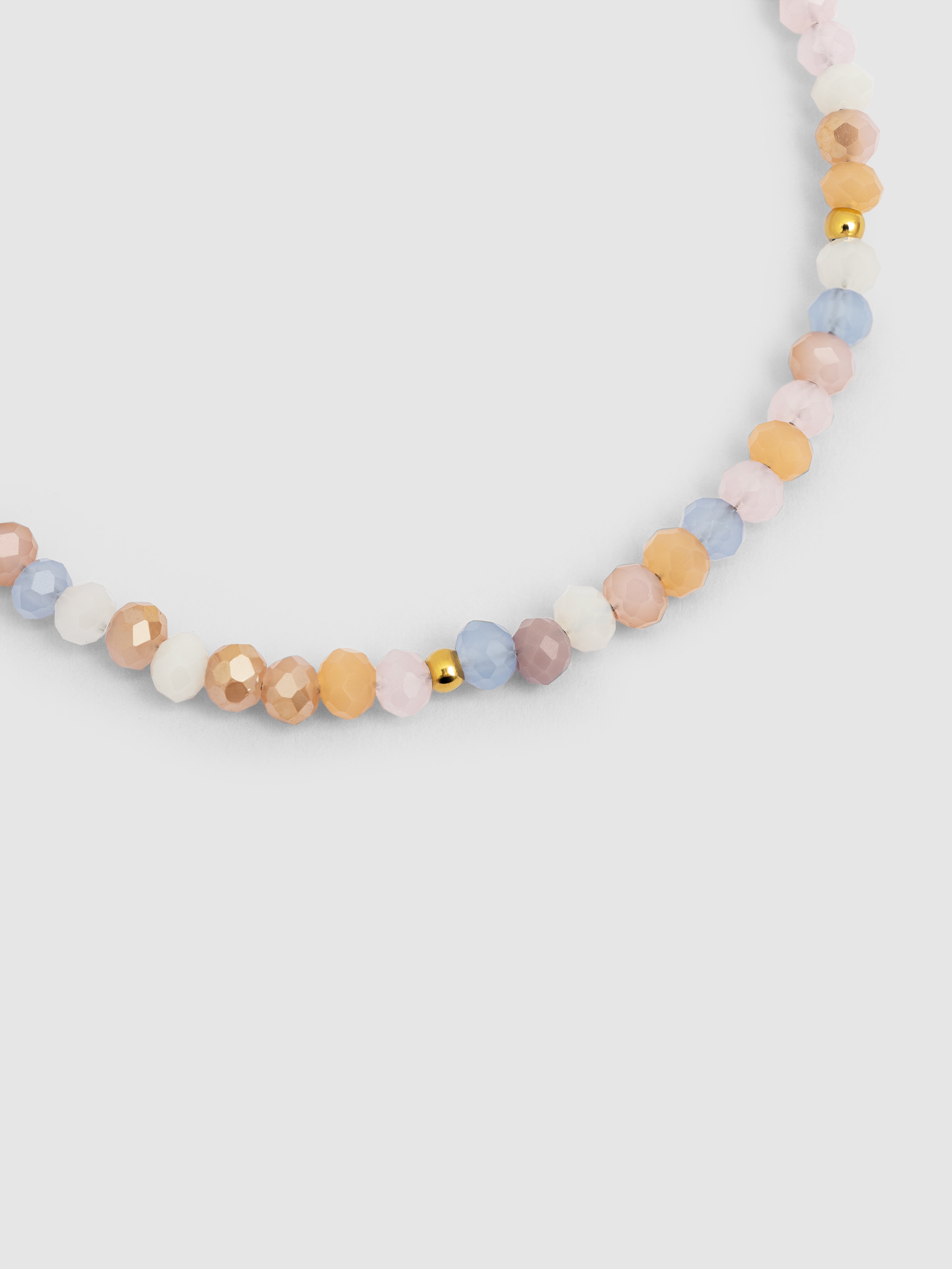 Pulseira de Corrente Daphne de Aço Banhada a Ouro Multicolor-3