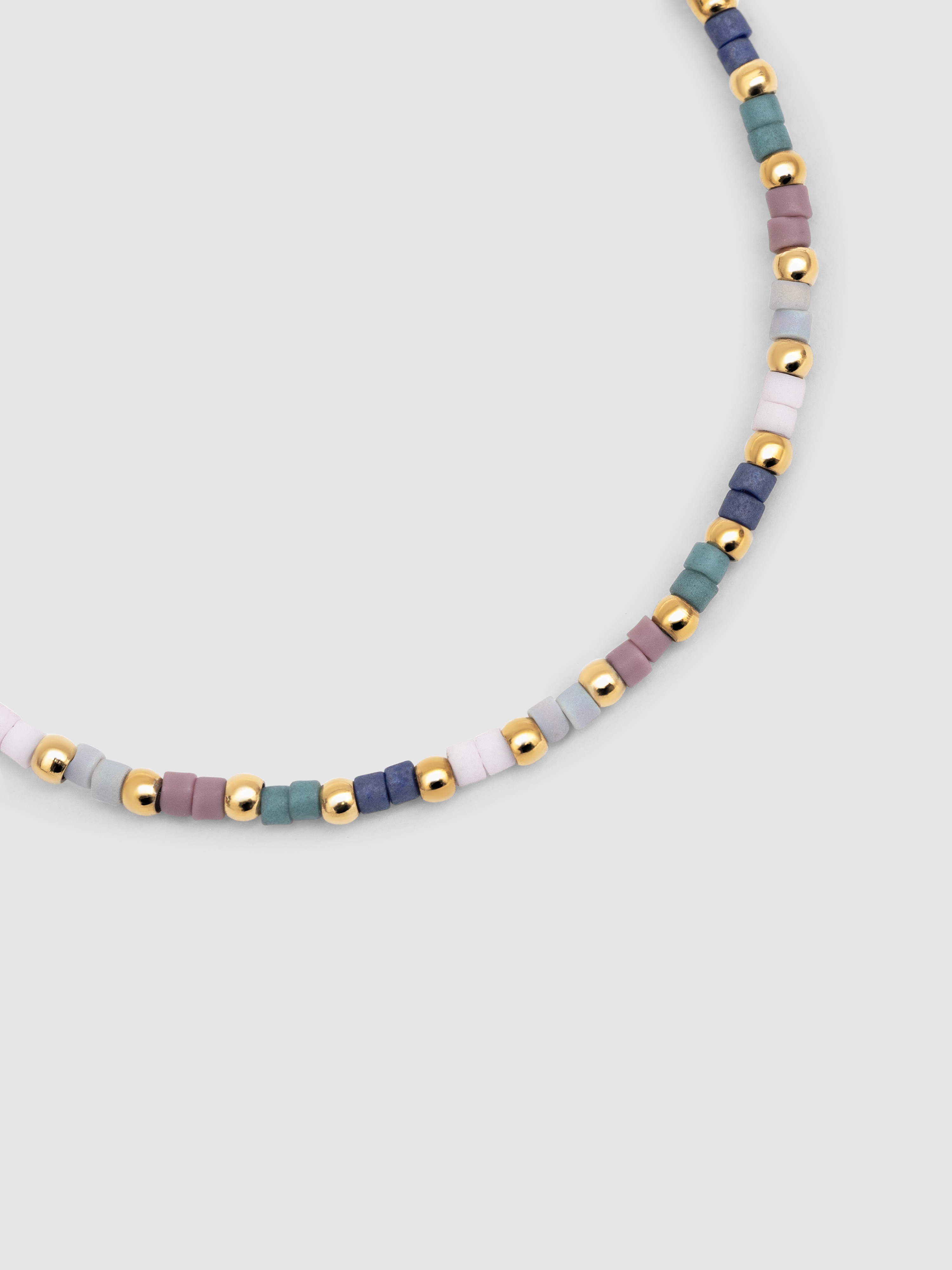 Pulseira de Corrente Polar Colors de Aço Banhada a Ouro Multicolor-3