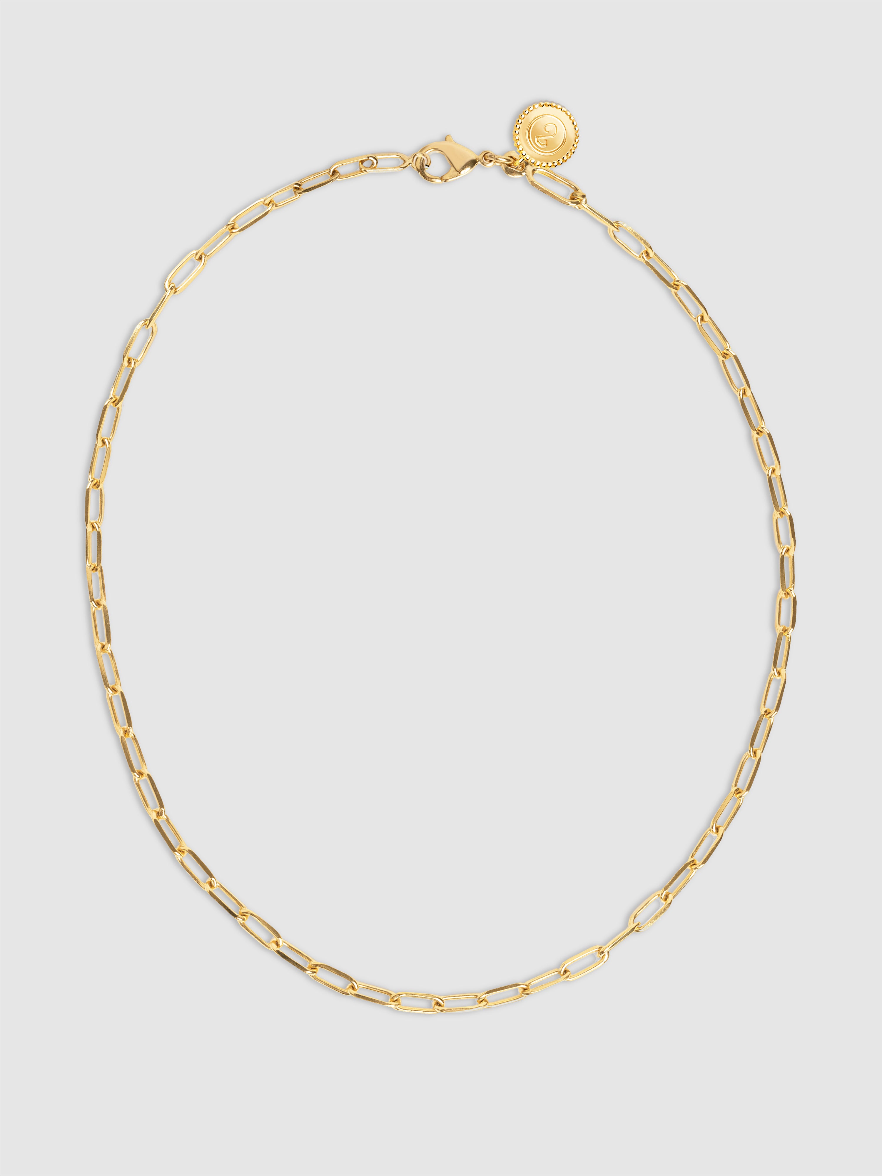 Colar Chic de Aço Banhado a Ouro Dourado-4