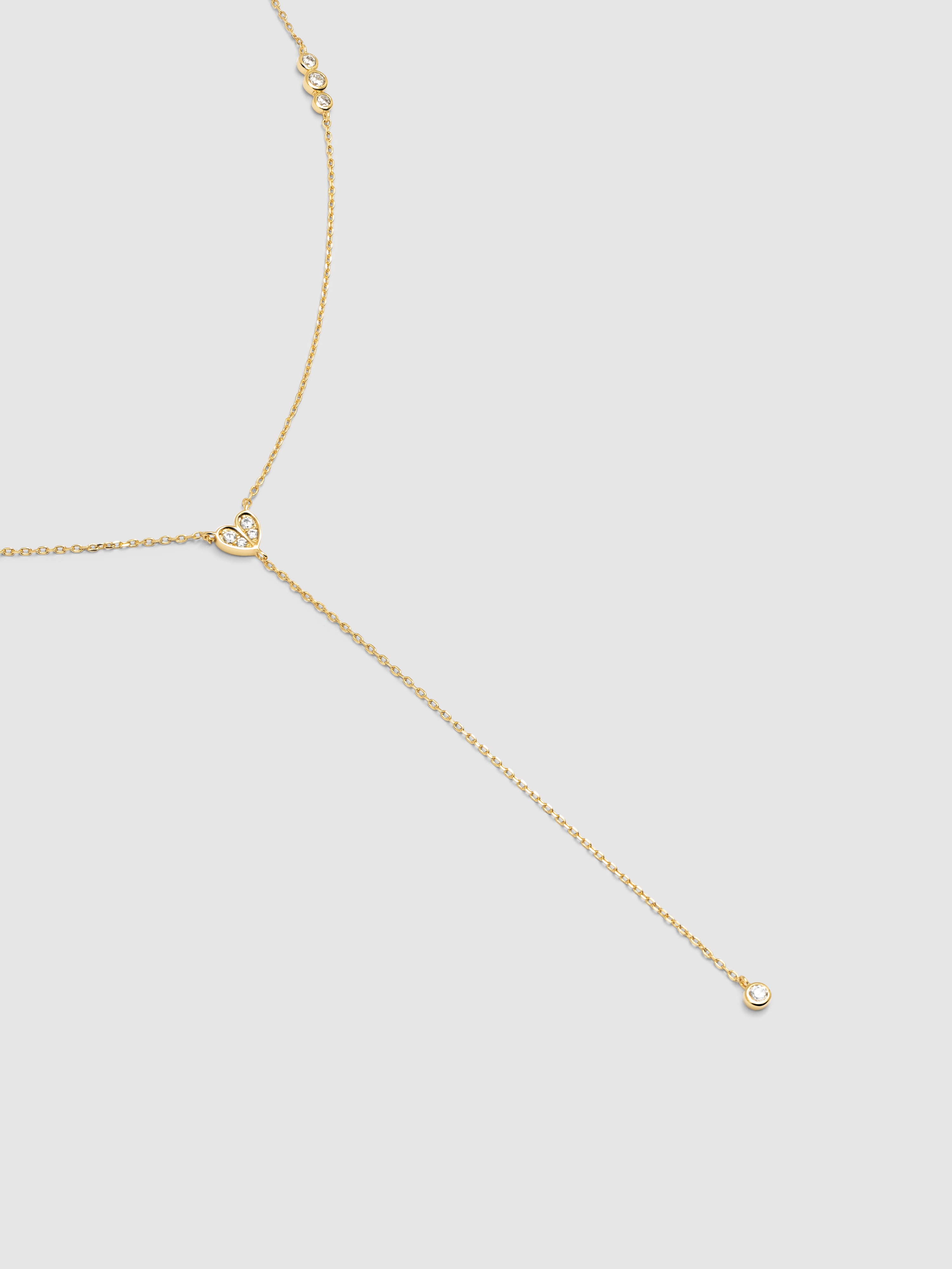 Colar In Love de Liga de Metais Banhado a Ouro Dourado-3