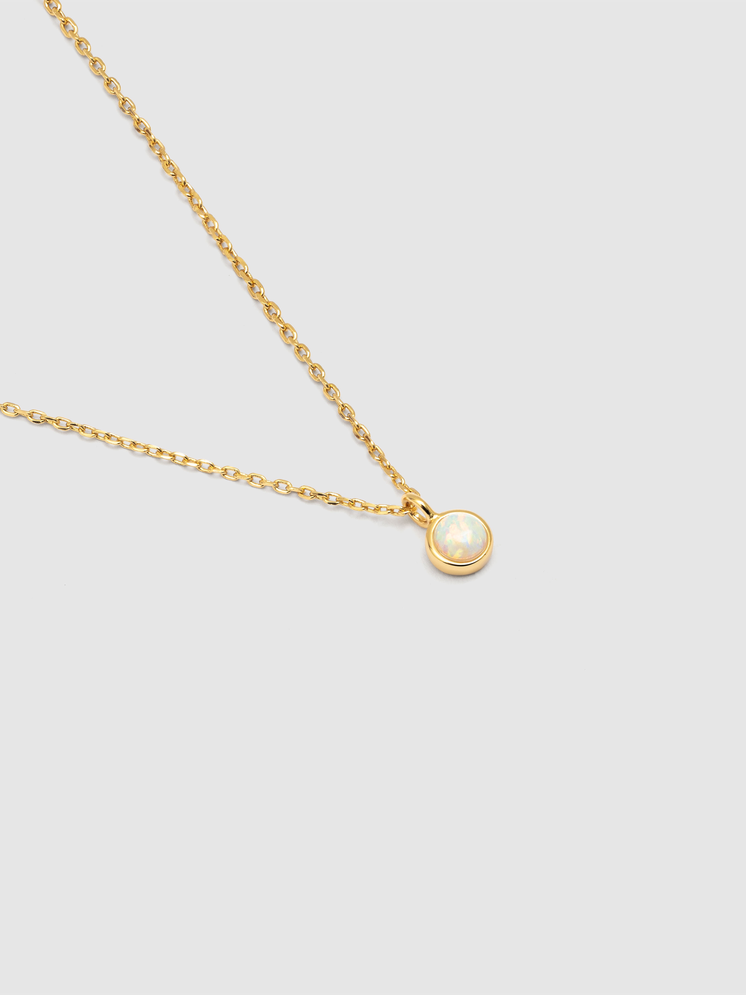 Colar Hope de Liga de Metais Banhado a Ouro Dourado-3
