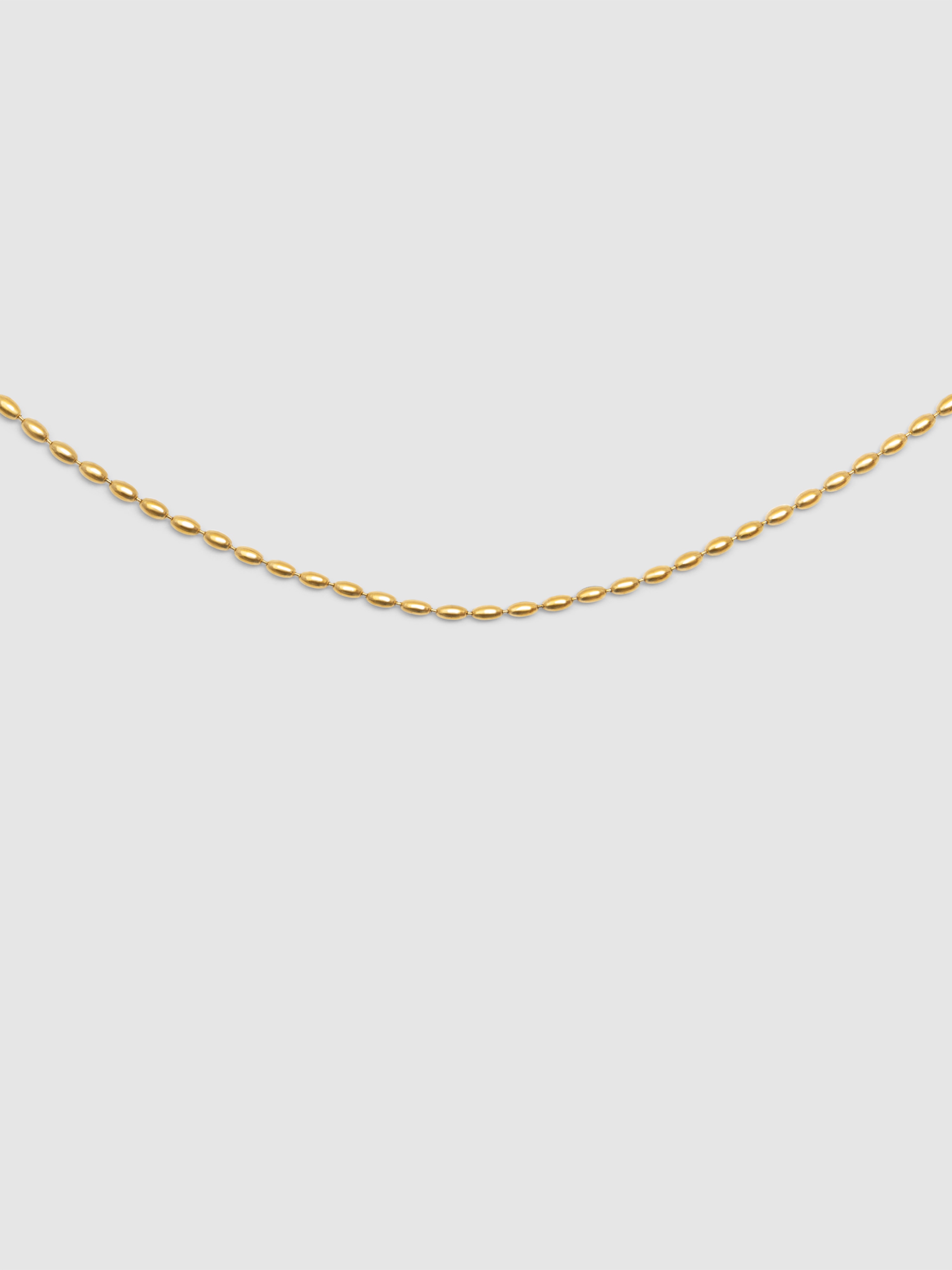 Colar Serpentine de Aço Banhado a Ouro Dourado-1
