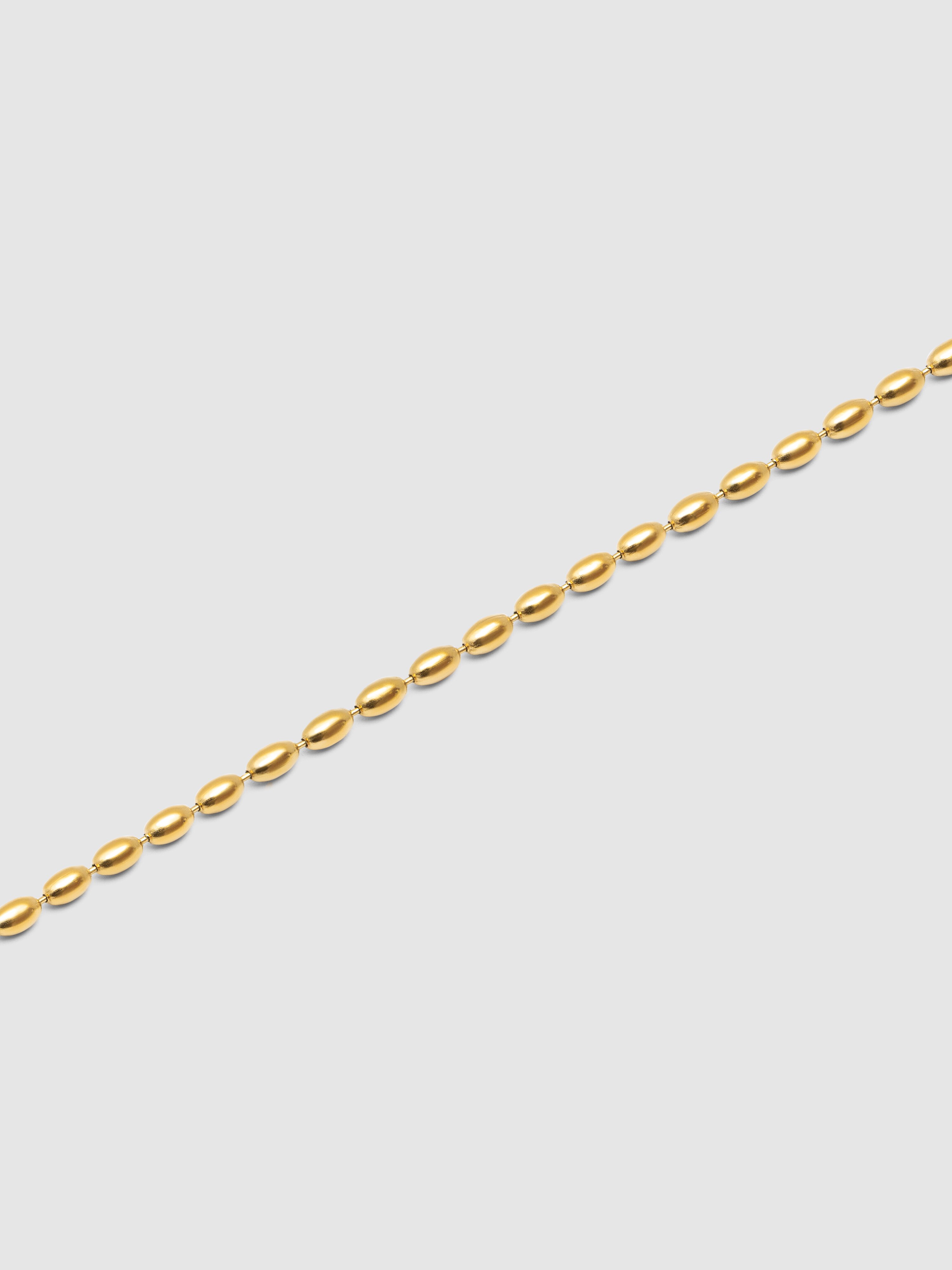 Colar Serpentine de Aço Banhado a Ouro Dourado-3
