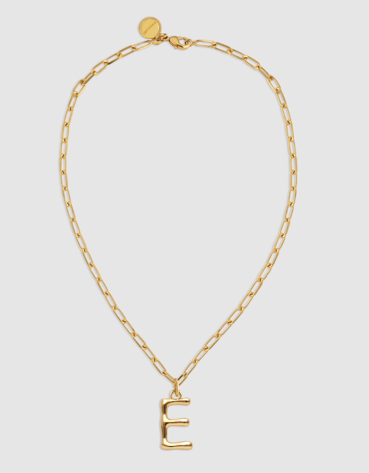 Colar Personalizado Chic Letter Xl de Aço Banhado em Ouro - e Dourado-4