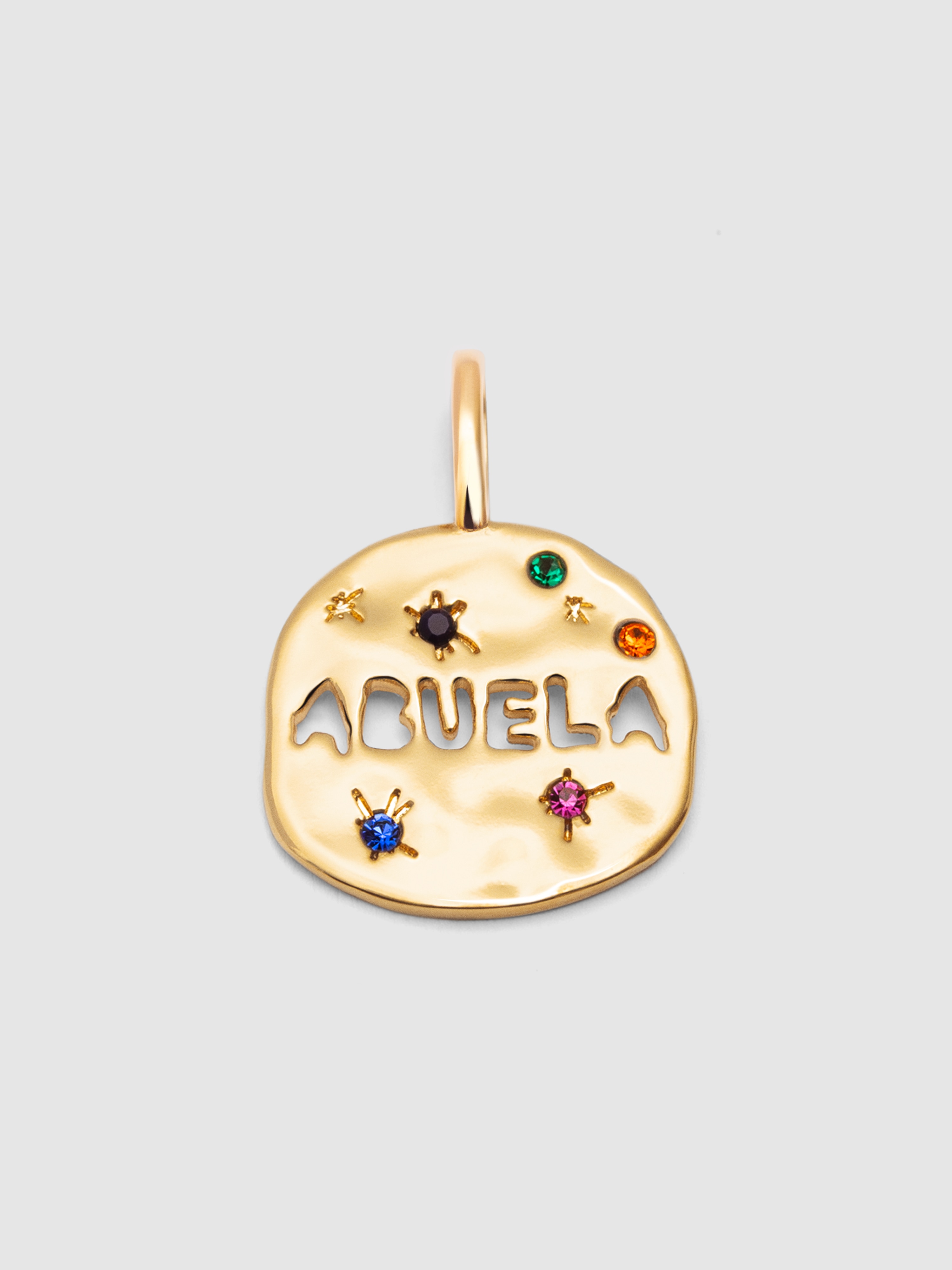 Charm Avó de Liga de Metais Banhado a Ouro Ouro-1