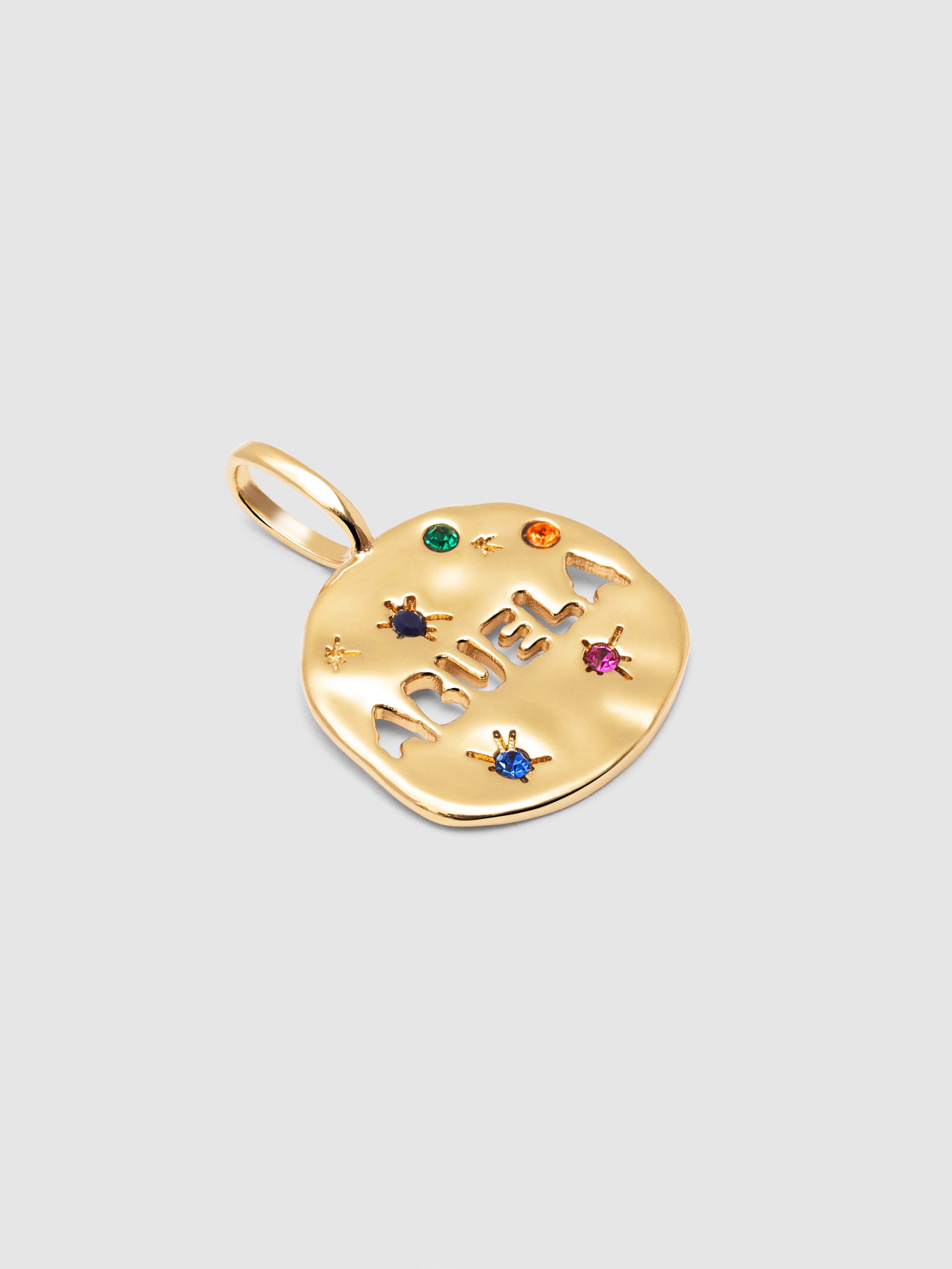 Charm Avó de Liga de Metais Banhado a Ouro Ouro-4