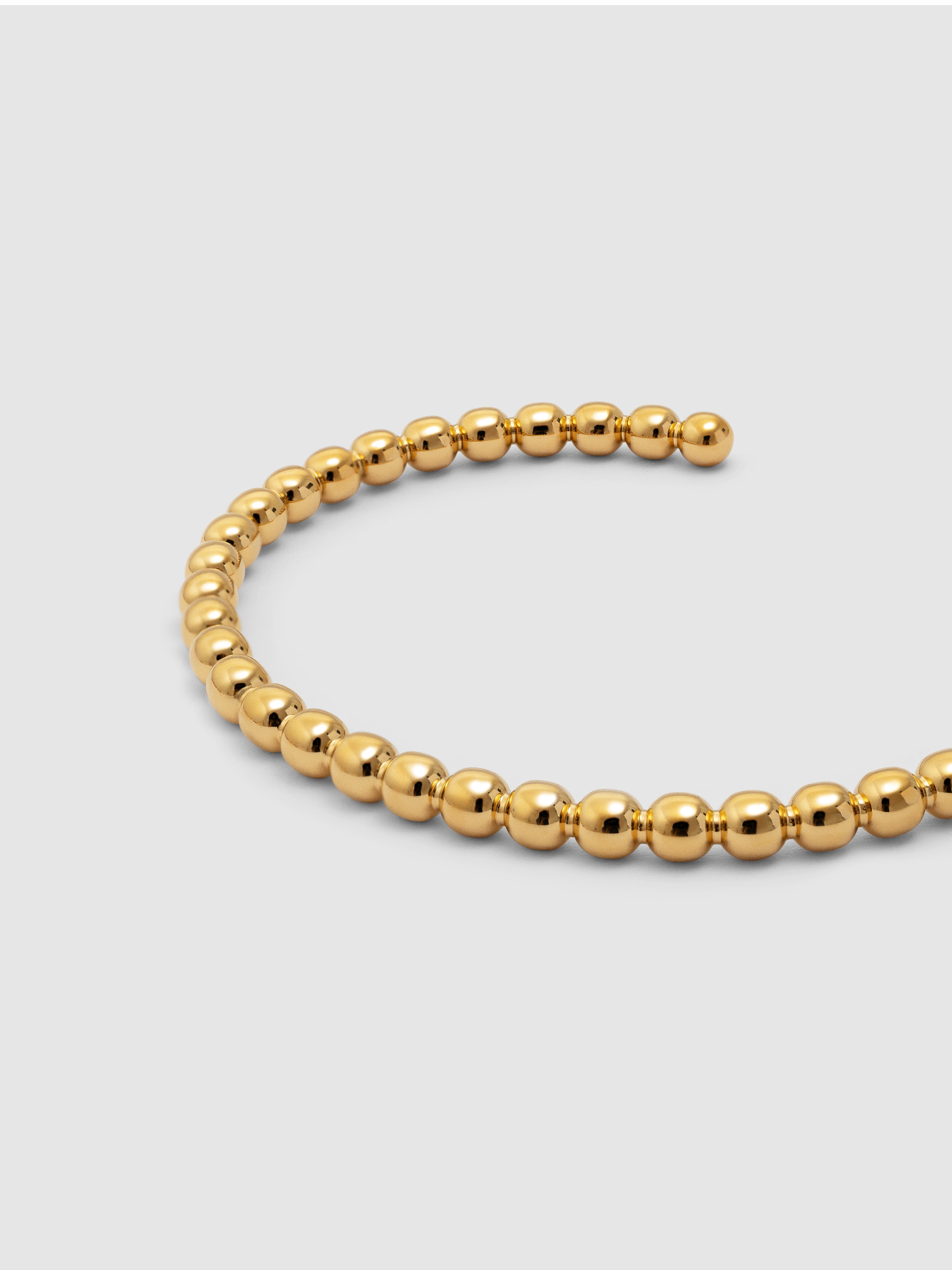 Pulseira Bomb de Aço Banhado a Ouro Dourado-3
