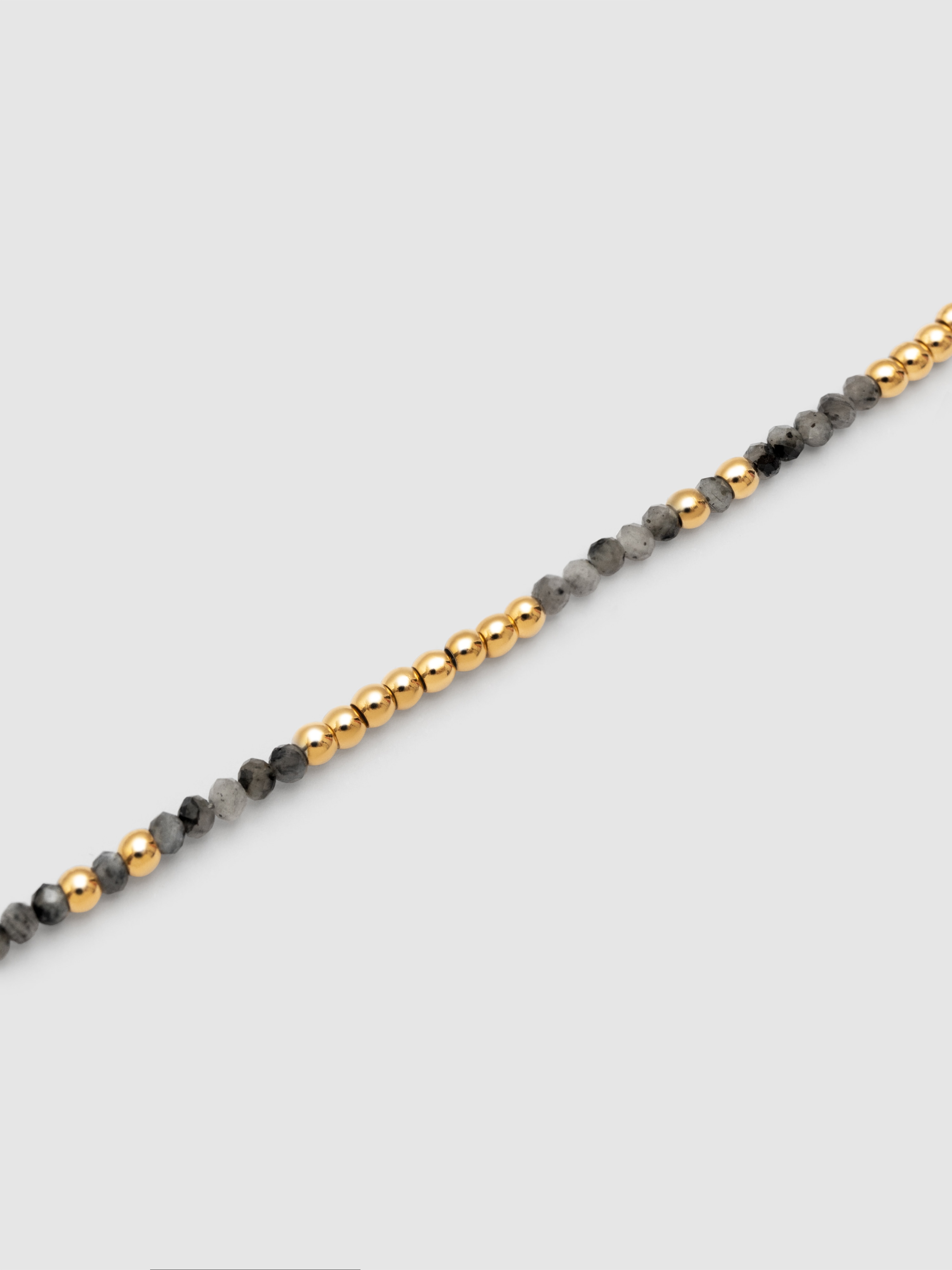 Pulseira de Corrente Noite de Aço Banhado a Ouro Dourado-4