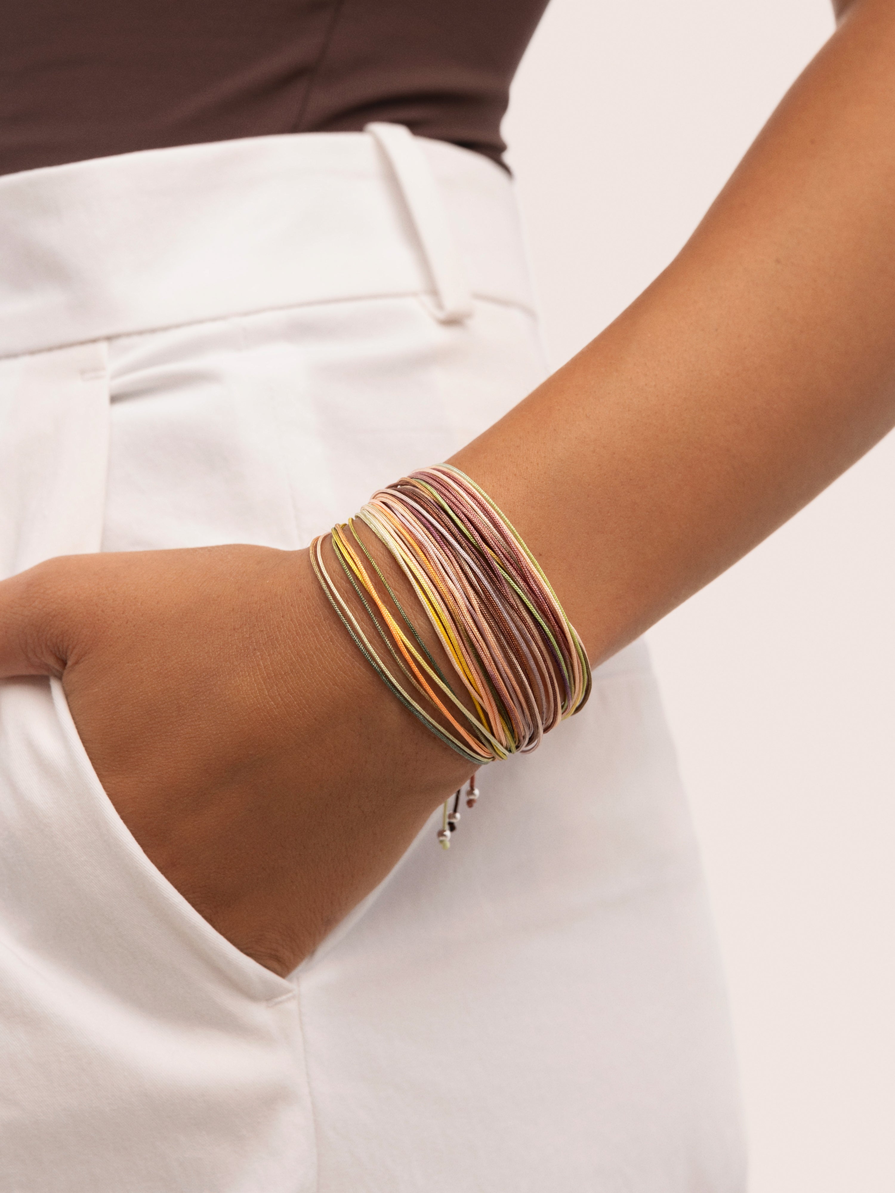 Pack 3 Pulseiras Forest Rainbow de Aço Multicolor-2