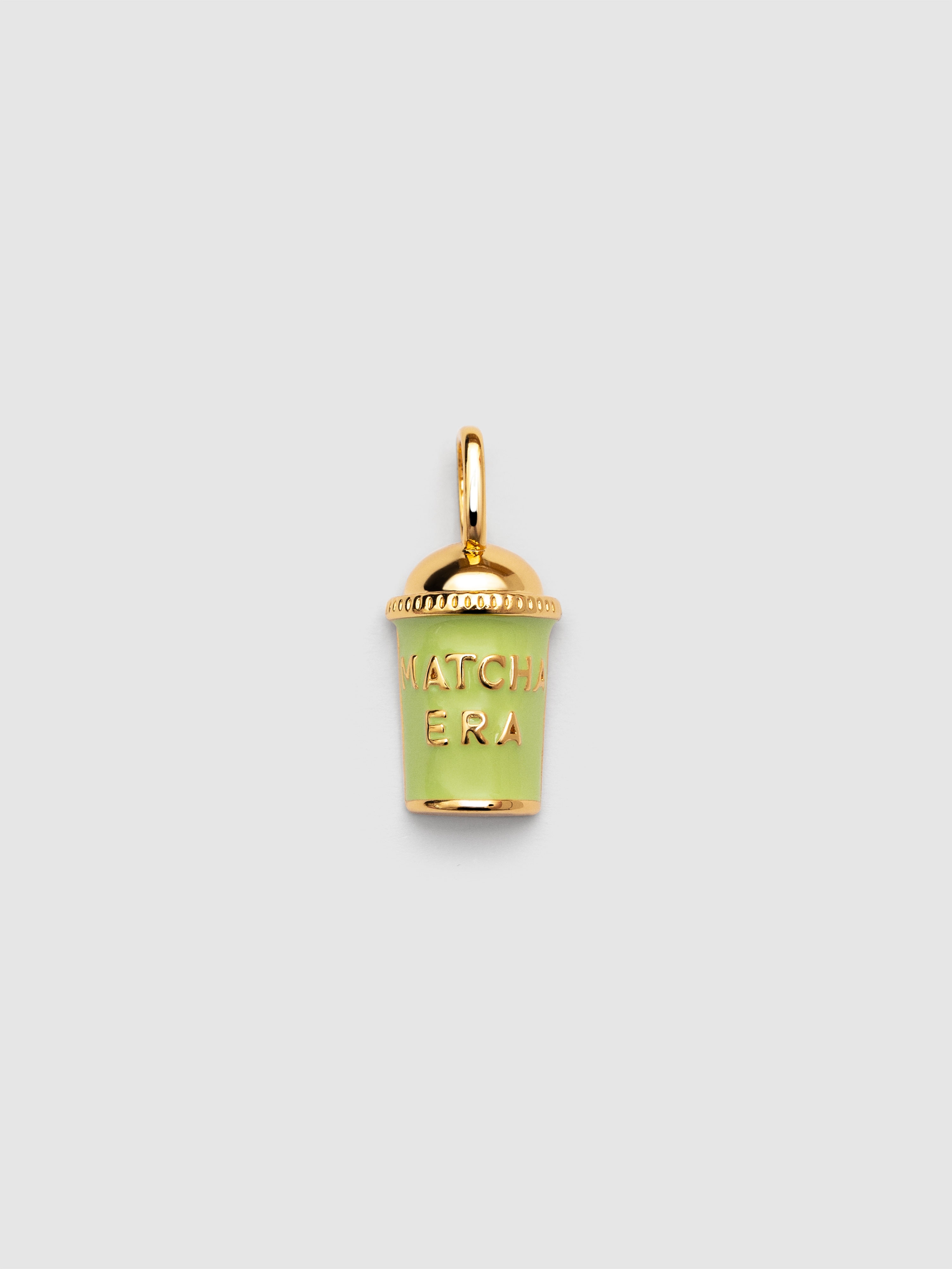 Imagem 0 de Charm Matcha de Liga de Metais Banhado a Ouro