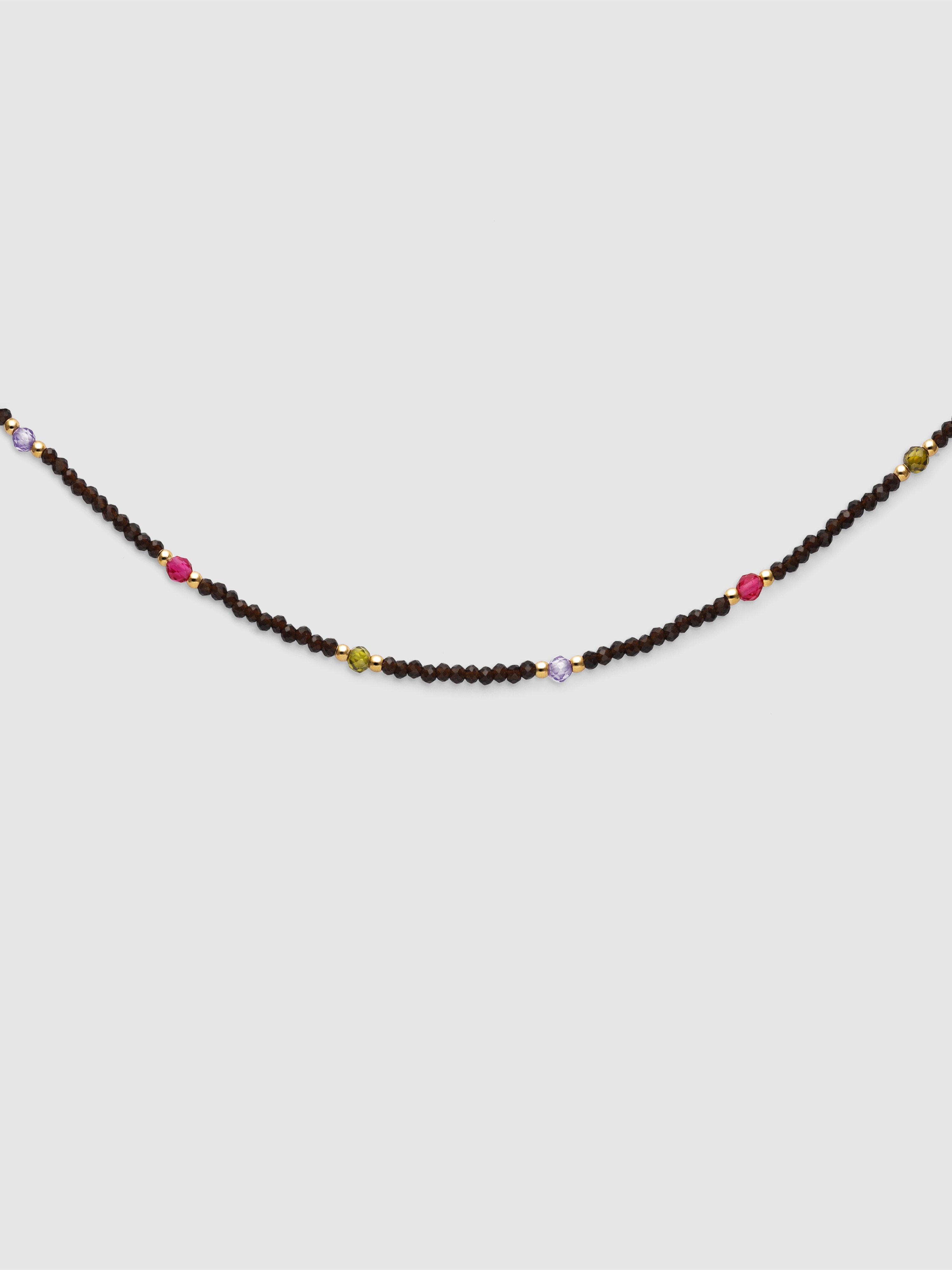 Colar Winter Glam de Aço Banhado a Ouro Multicolor-1