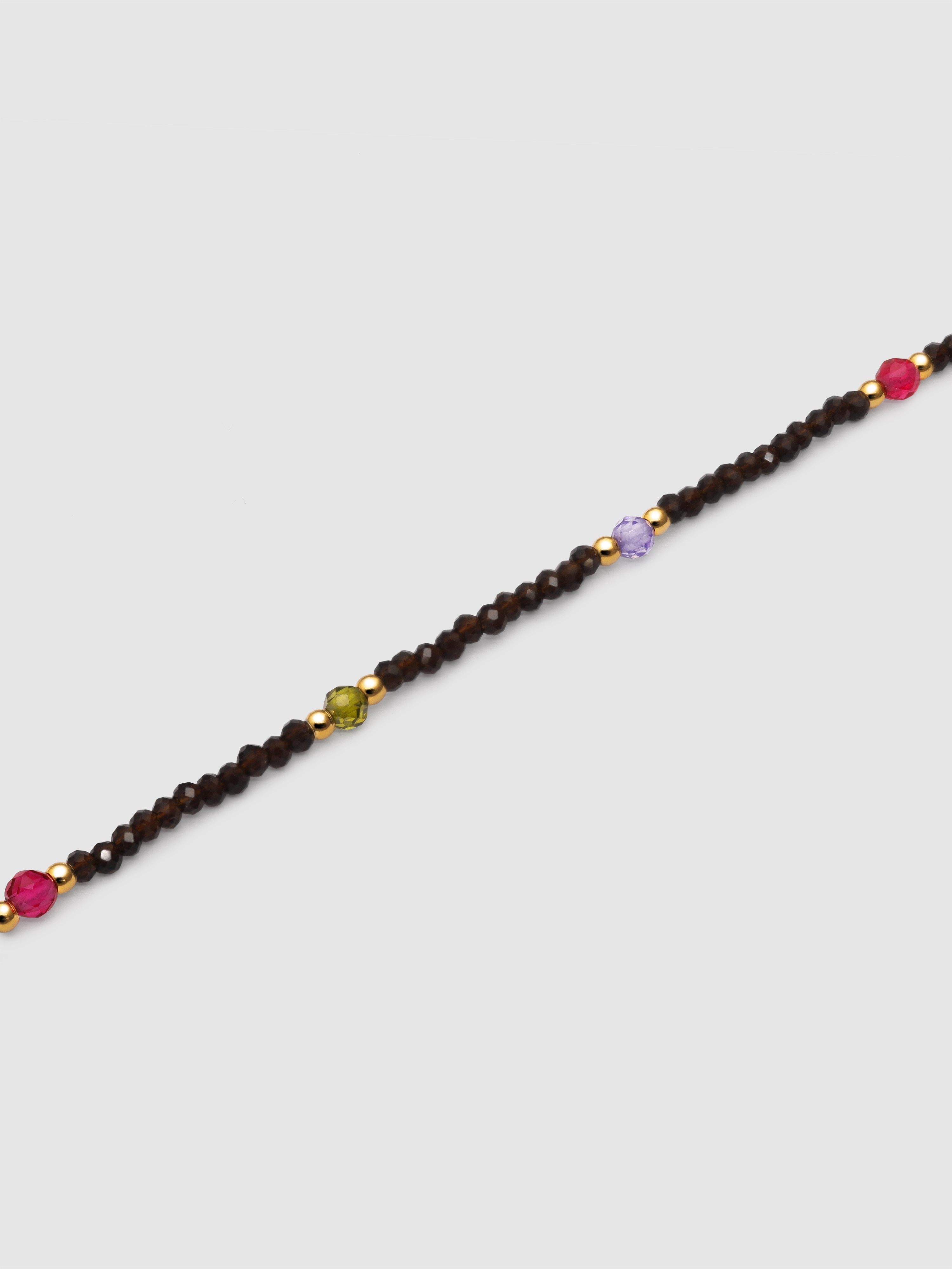 Colar Winter Glam de Aço Banhado a Ouro Multicolor-3
