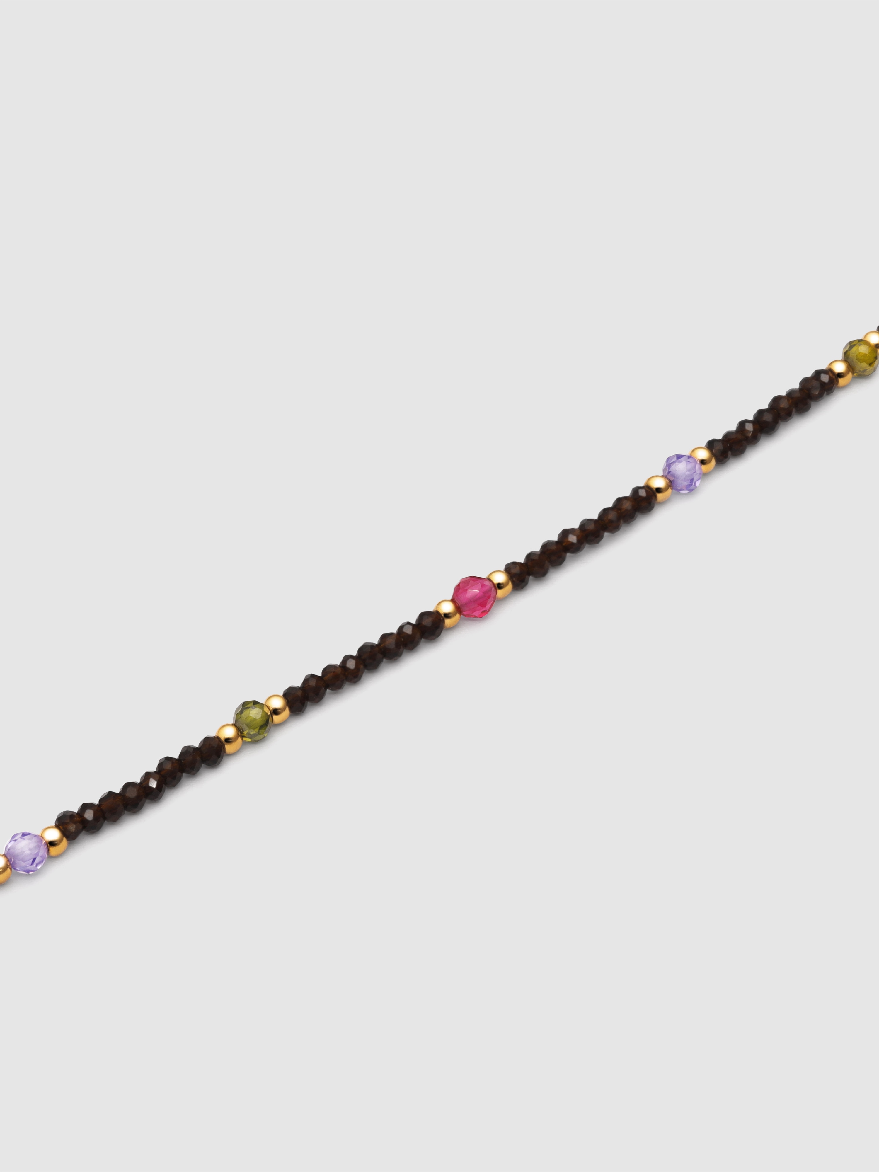 Pulseira de Corrente Winter Glam de Aço Banhado a Ouro Multicolor-3
