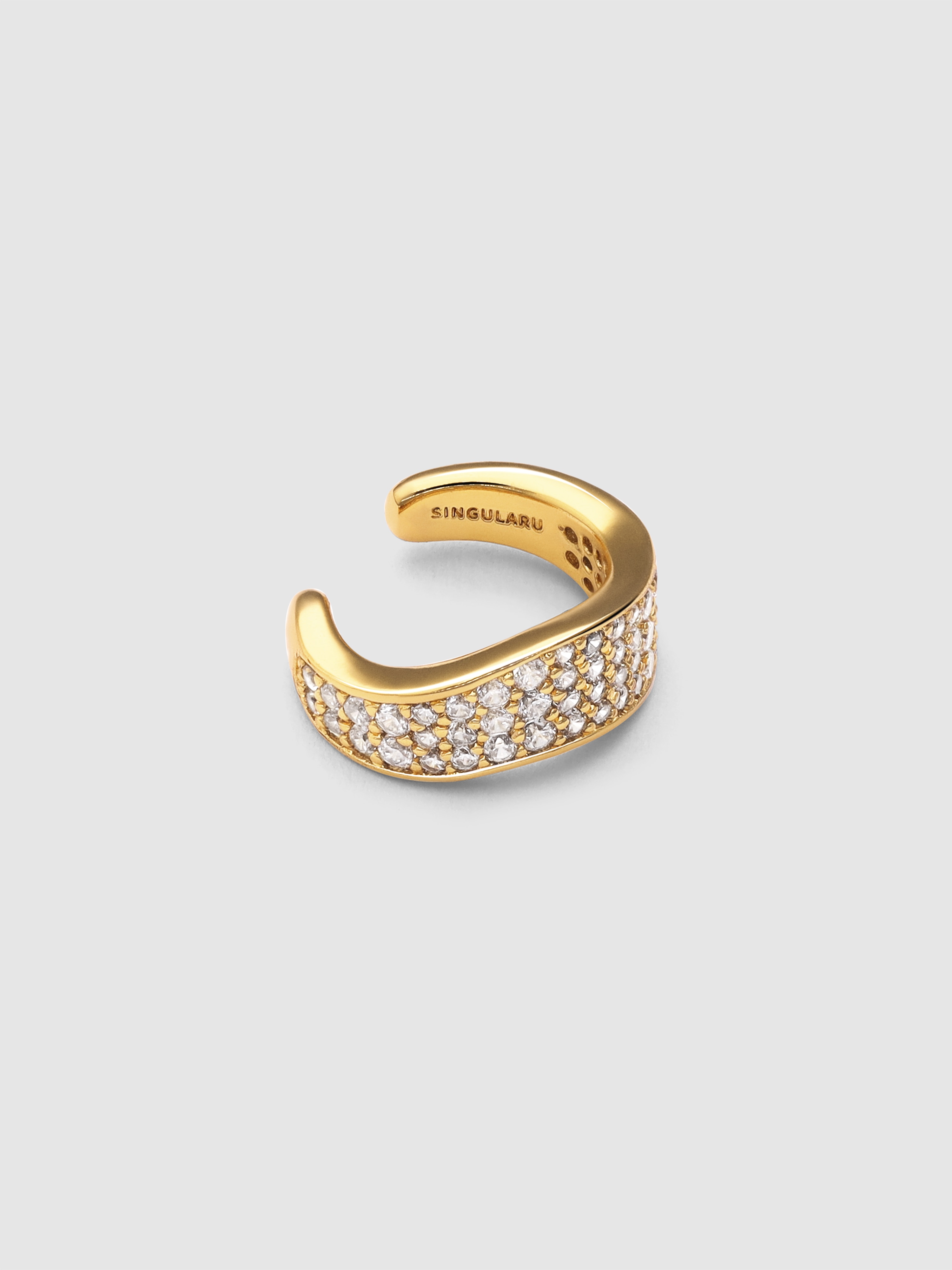 Imagem 0 de Brinco Individual Ear Cuff Scarlett de Liga de Metais Banhado a Ouro