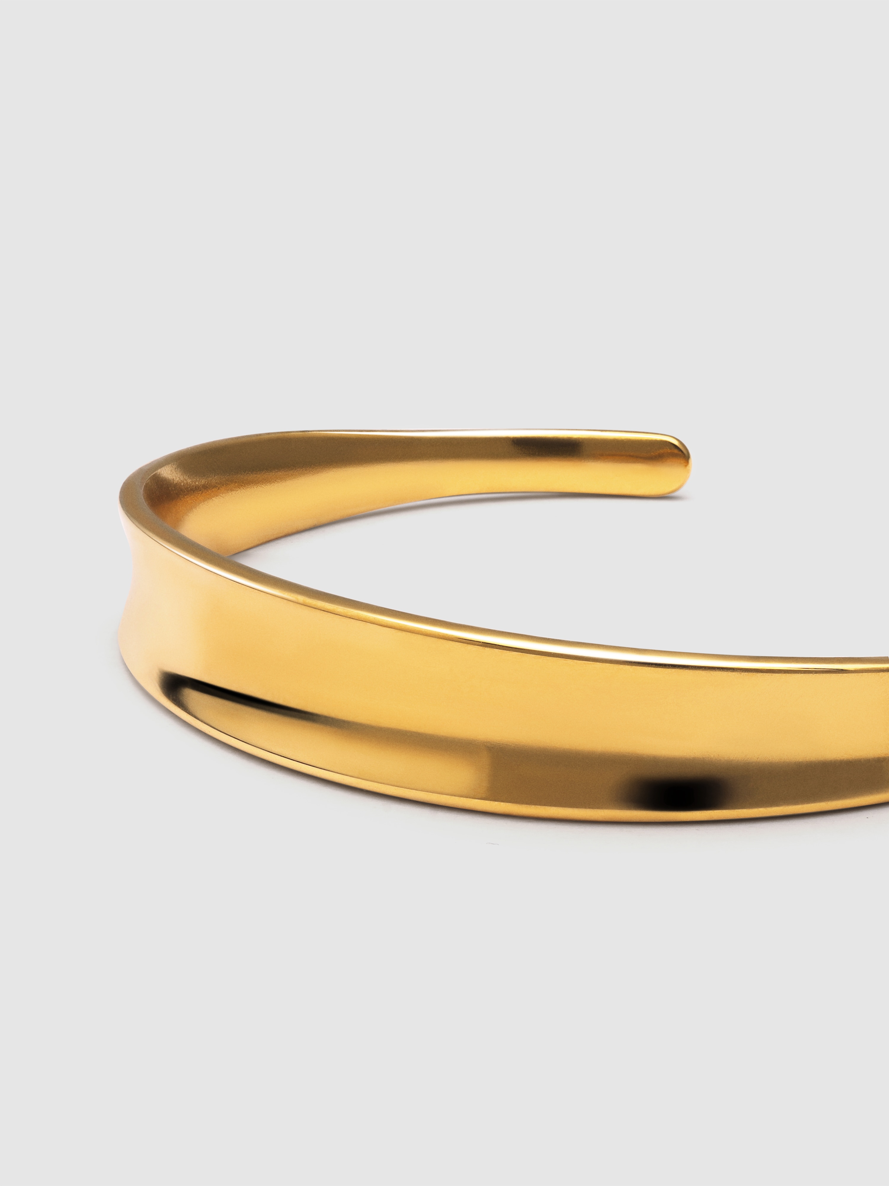 Pulseira Easy de Aço Banhado em Ouro Dourado-3