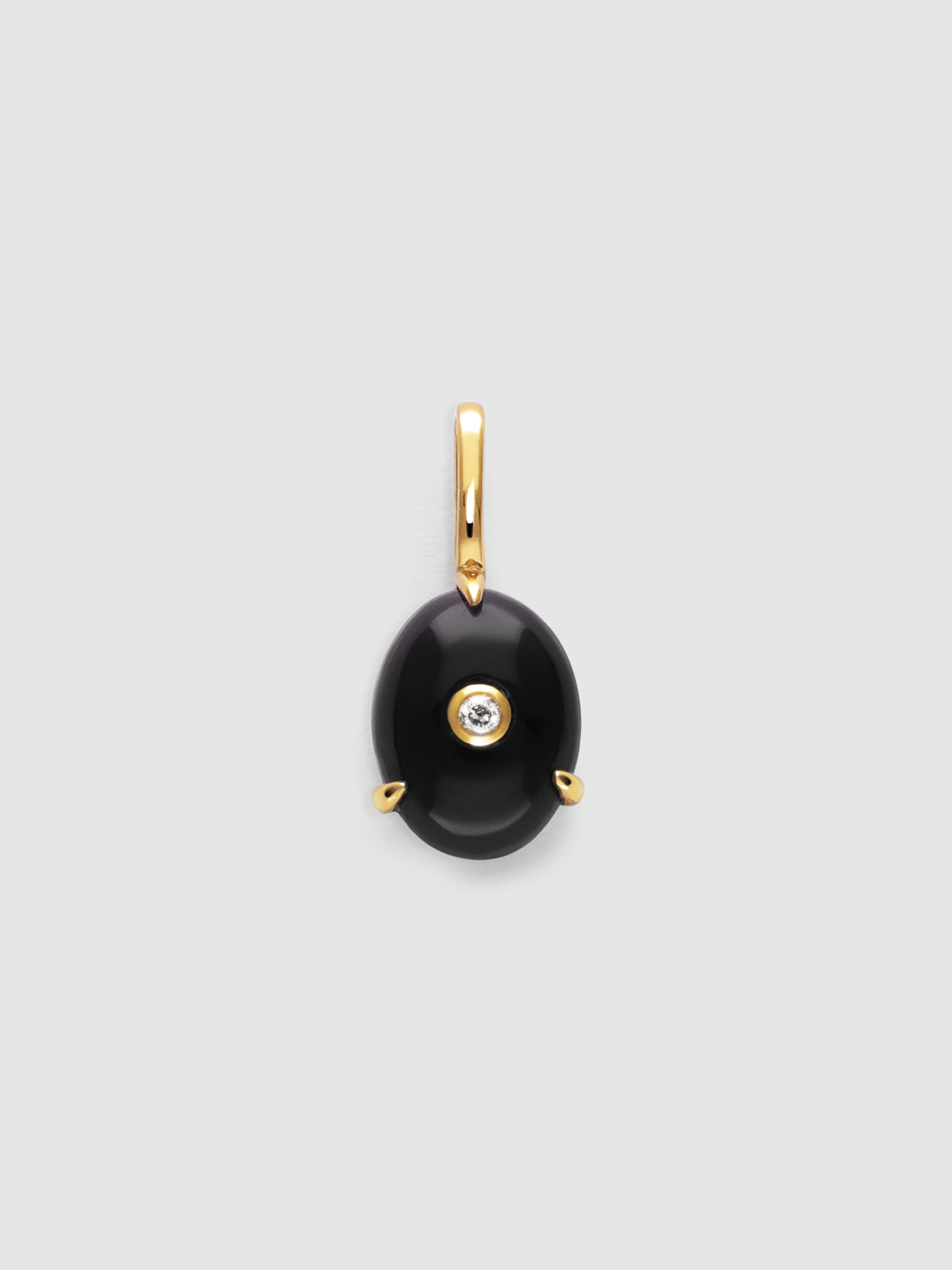 Imagem 0 de Charm My Maxi Onyx Spark de Liga de Metais Banhado a Ouro