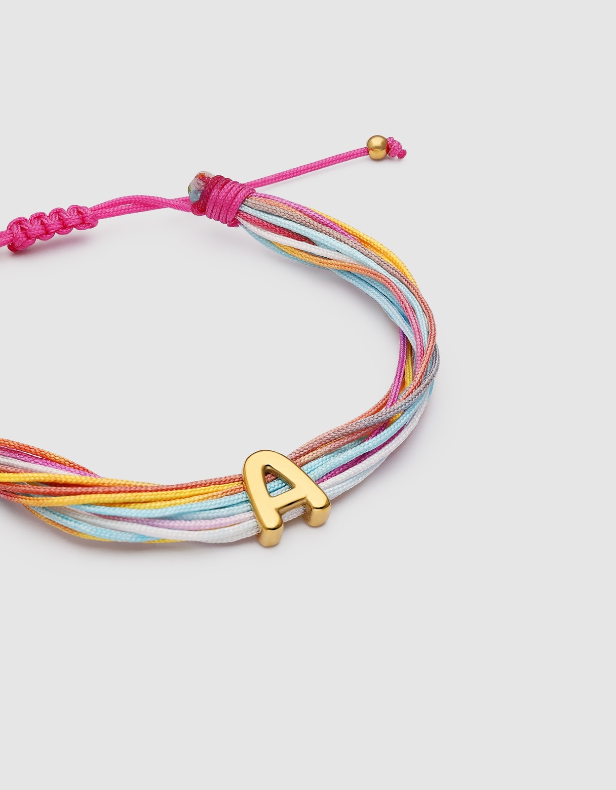 Pulseira em Cor Rainbow Personalizada de Aço Banhado a Ouro - a Multicolor-3