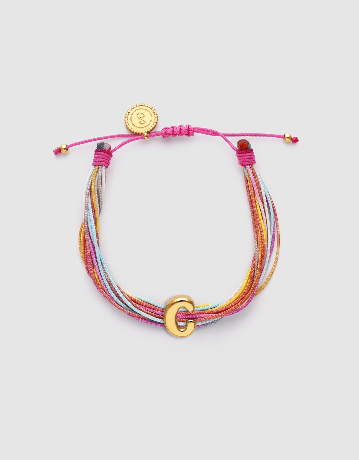 Pulseira em Cor Rainbow Personalizada de Aço Banhado a Ouro - C Multicolor-1