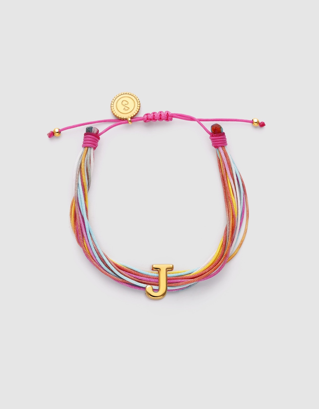 Imagem 0 de Pulseira em Rainbow Personalizada de Aço Banhado a Ouro - J
