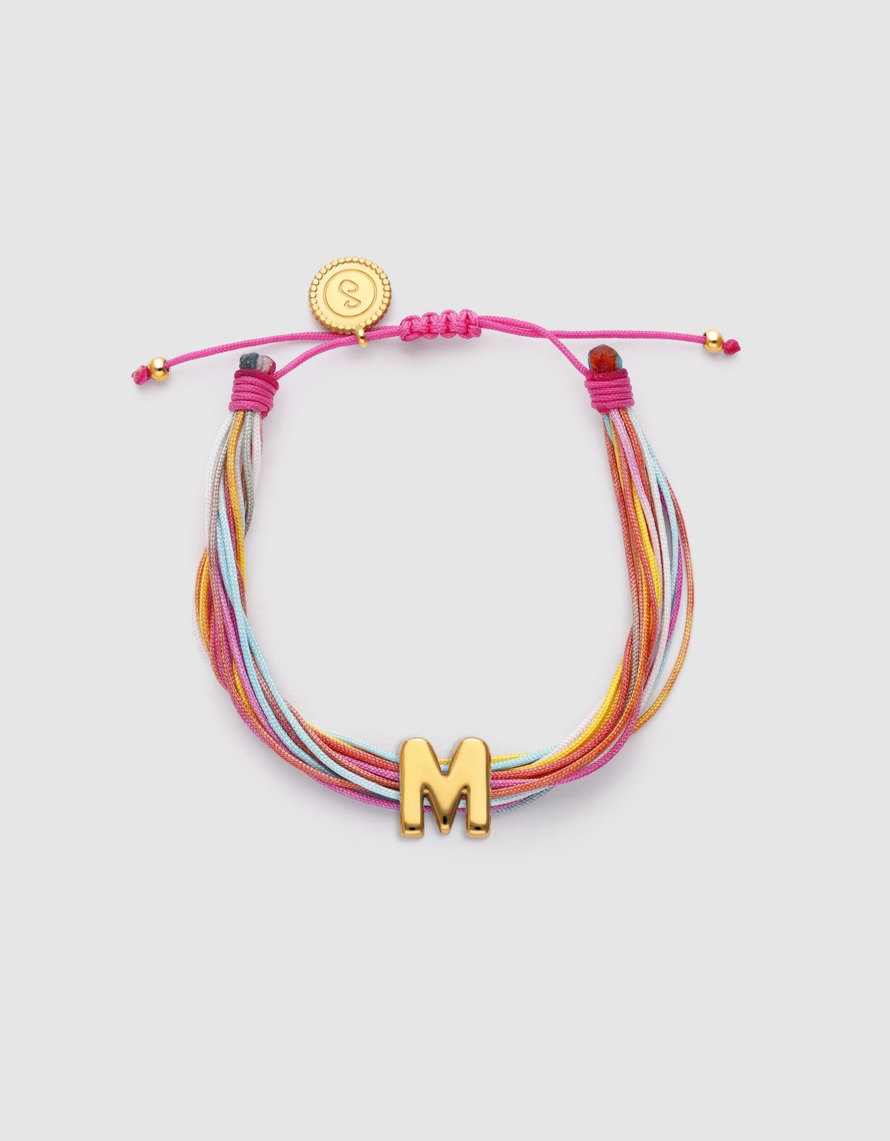 Imagem 0 de Pulseira em Rainbow Personalizada de Aço Banhado em Ouro - M