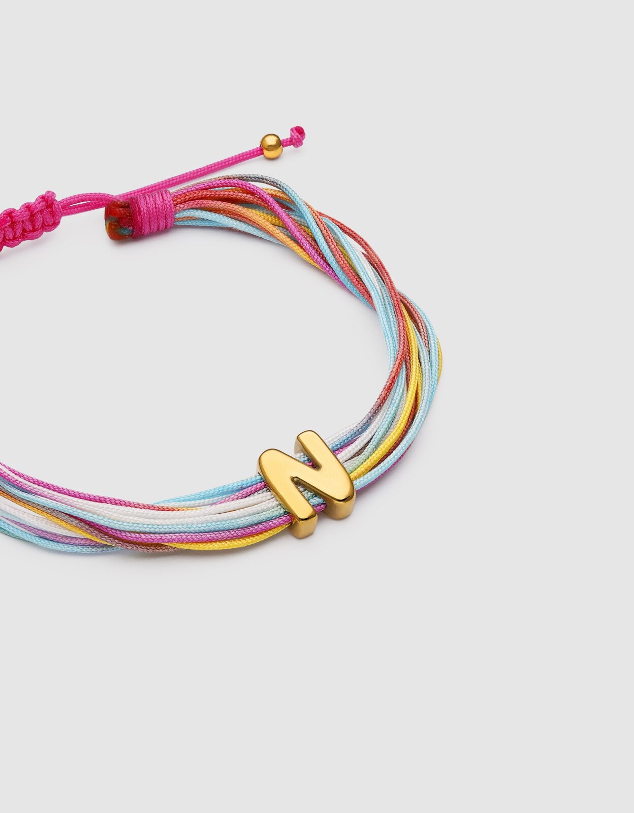 Pulseira em Cor Rainbow Personalizada de Aço Banhado a Ouro - N Multicolor-3